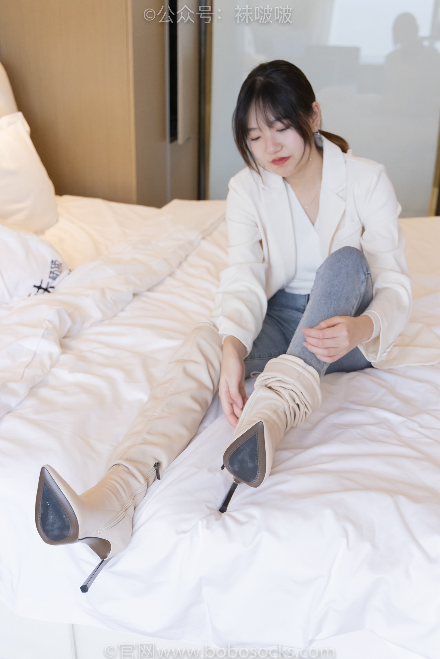 图片[80]-[BoBoSocks袜啵啵]NO.050 小甜豆-高跟长靴、白棉袜[175P] – 速更版-美库