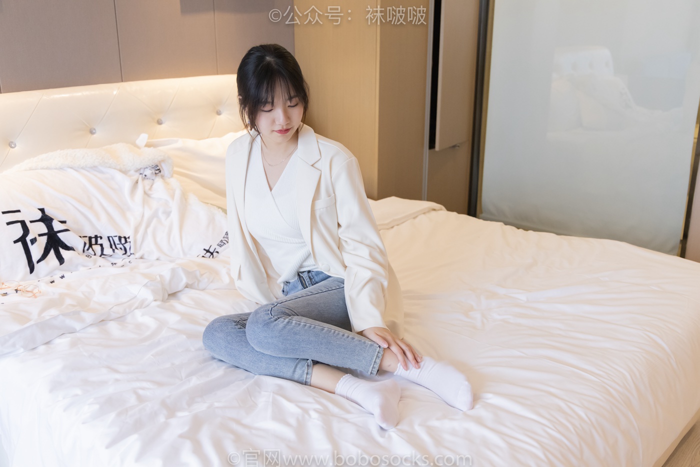 图片[111]-[BoBoSocks袜啵啵]NO.050 小甜豆-高跟长靴、白棉袜[175P] – 速更版-美库