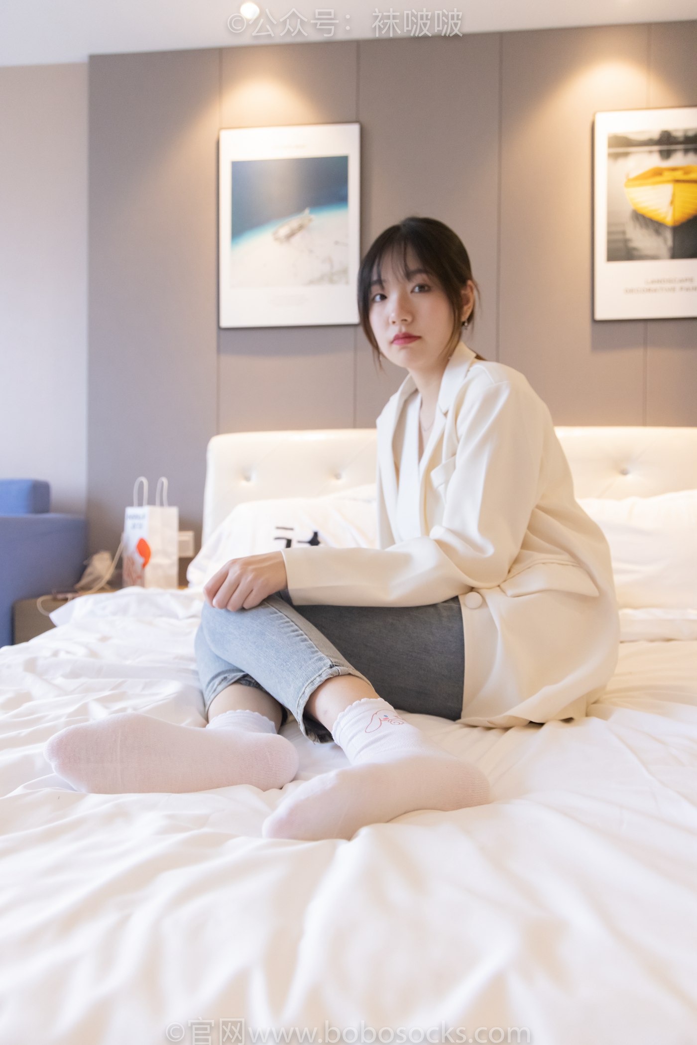 图片[123]-[BoBoSocks袜啵啵]NO.050 小甜豆-高跟长靴、白棉袜[175P] – 速更版-美库