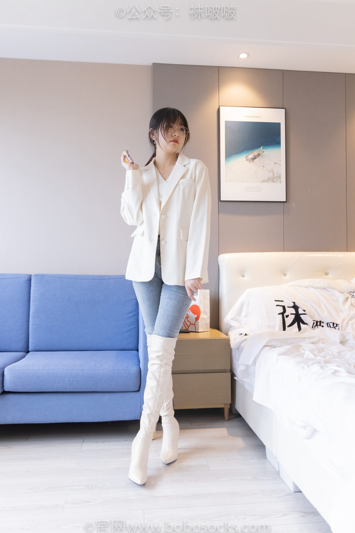 图片[174]-[BoBoSocks袜啵啵]NO.050 小甜豆-高跟长靴、白棉袜[175P] – 速更版-美库