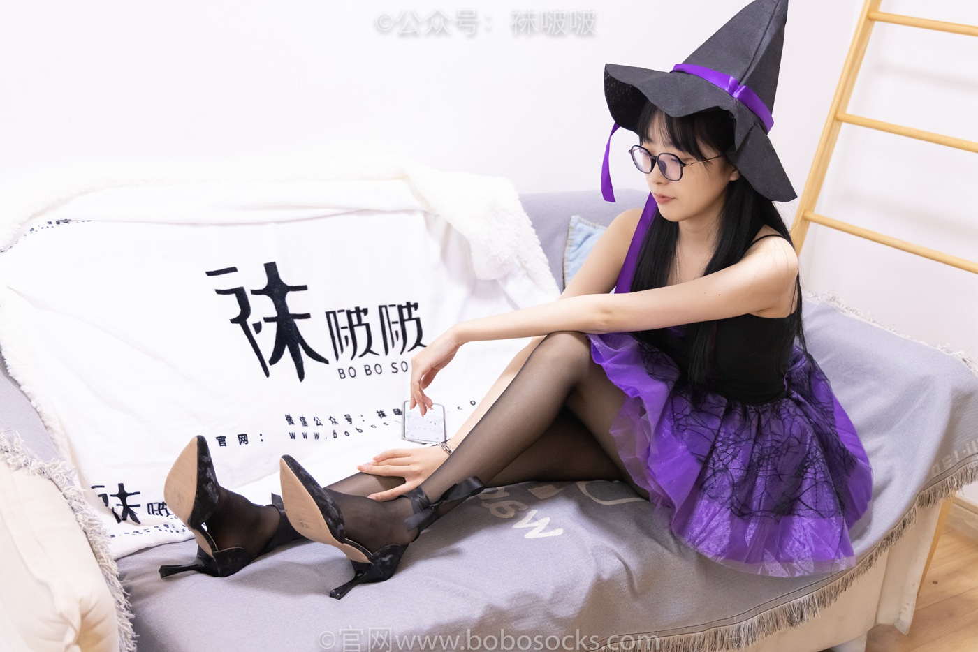 图片[24]-[BoBoSocks袜啵啵]NO.051 稚予-魔女装、高跟鞋、黑丝[123P] – 速更版-美库