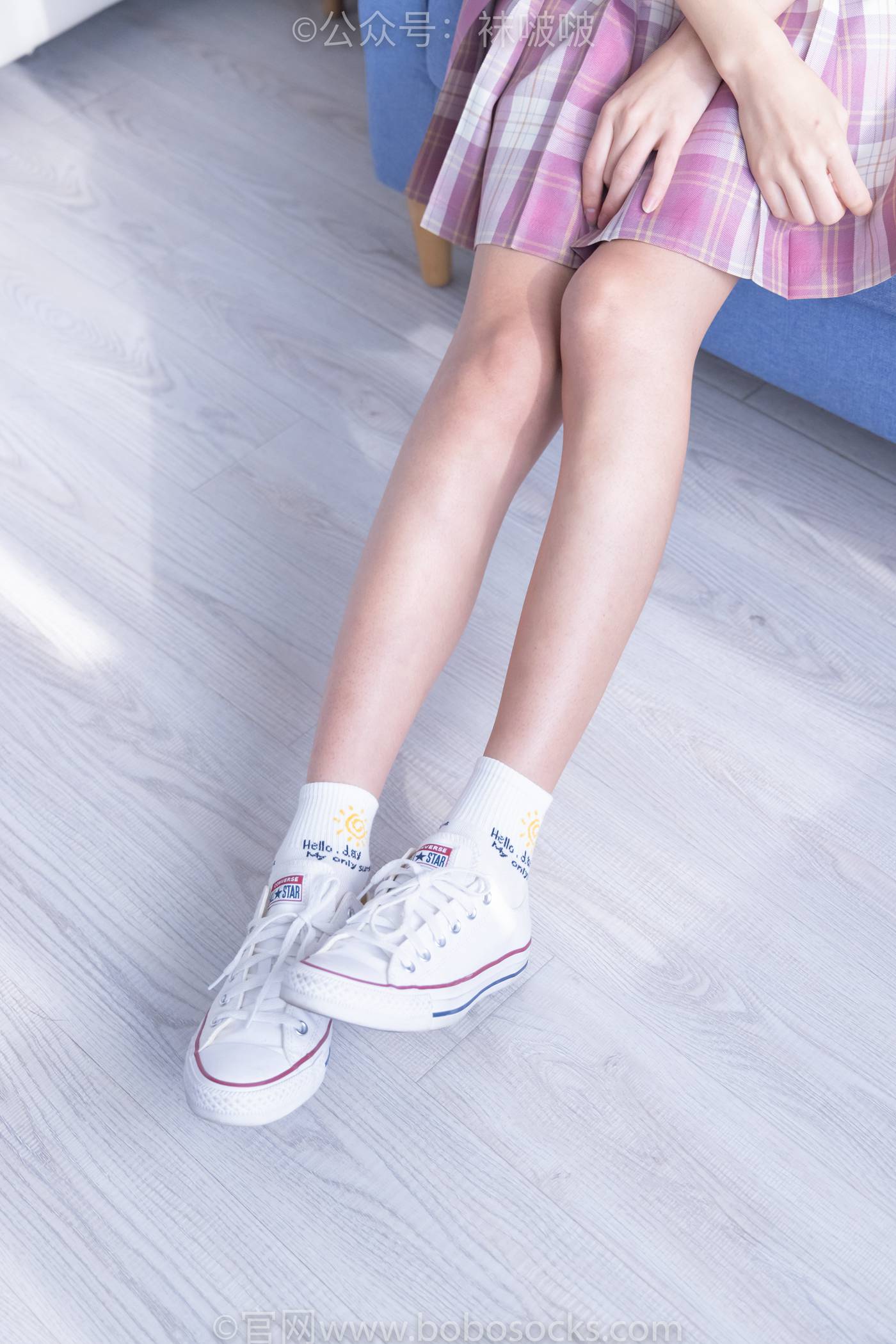 图片[11]-[BoBoSocks袜啵啵]NO.052 瑶瑶-JK制服、帆布鞋、白棉袜、裸足[133P] – 速更版-美库
