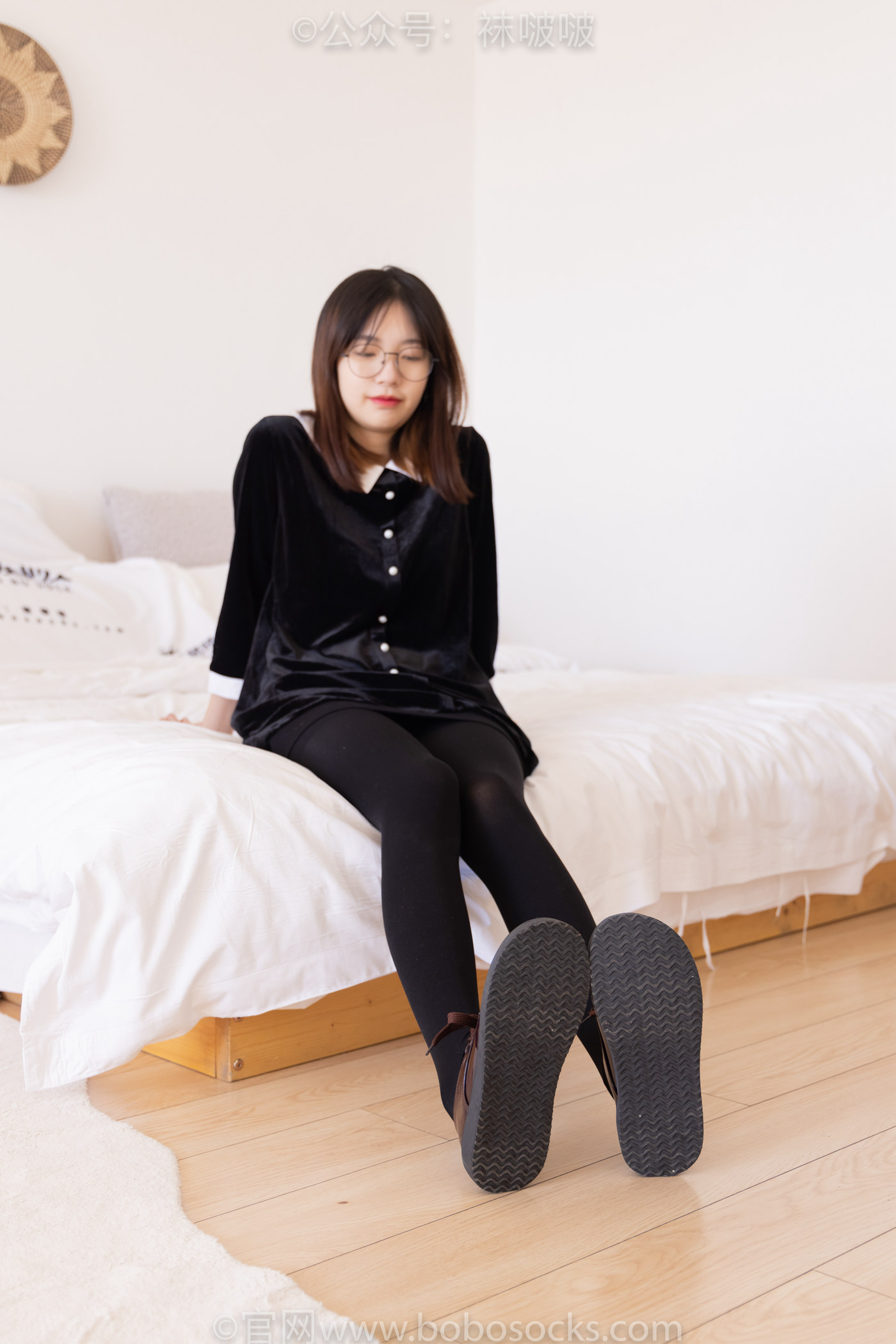 图片[10]-[BoBoSocks袜啵啵]NO.053 小甜豆-皮鞋、厚黑丝、黑色蕾丝船袜[143P] – 速更版-美库