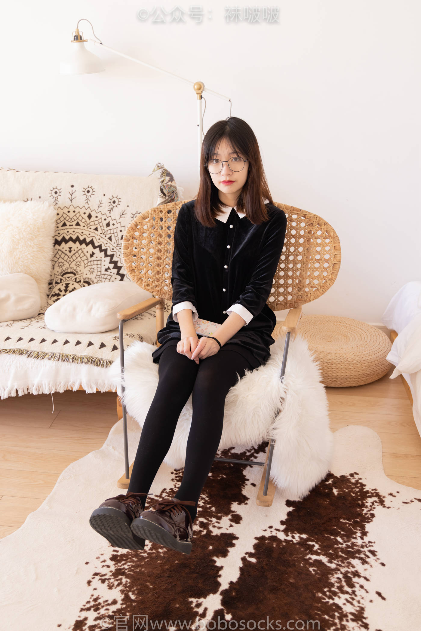 图片[12]-[BoBoSocks袜啵啵]NO.053 小甜豆-皮鞋、厚黑丝、黑色蕾丝船袜[143P] – 速更版-美库