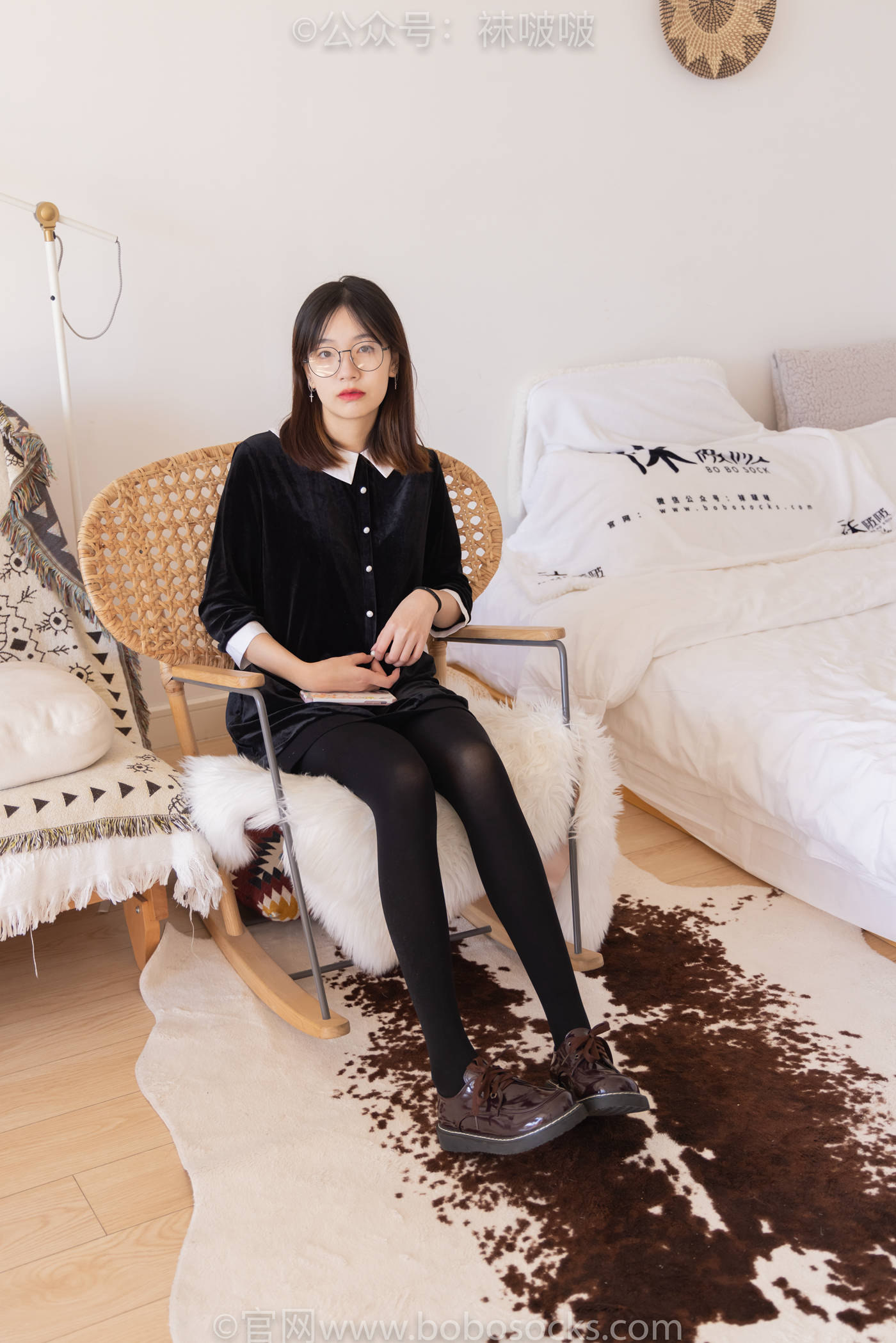 图片[14]-[BoBoSocks袜啵啵]NO.053 小甜豆-皮鞋、厚黑丝、黑色蕾丝船袜[143P] – 速更版-美库