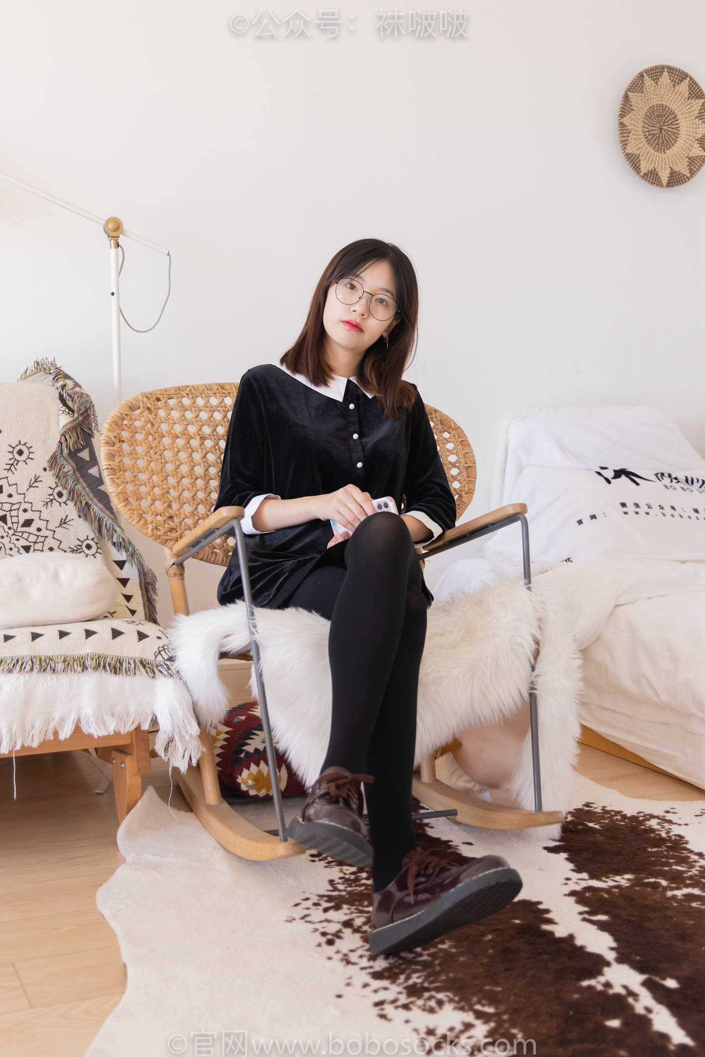 图片[16]-[BoBoSocks袜啵啵]NO.053 小甜豆-皮鞋、厚黑丝、黑色蕾丝船袜[143P] – 速更版-美库