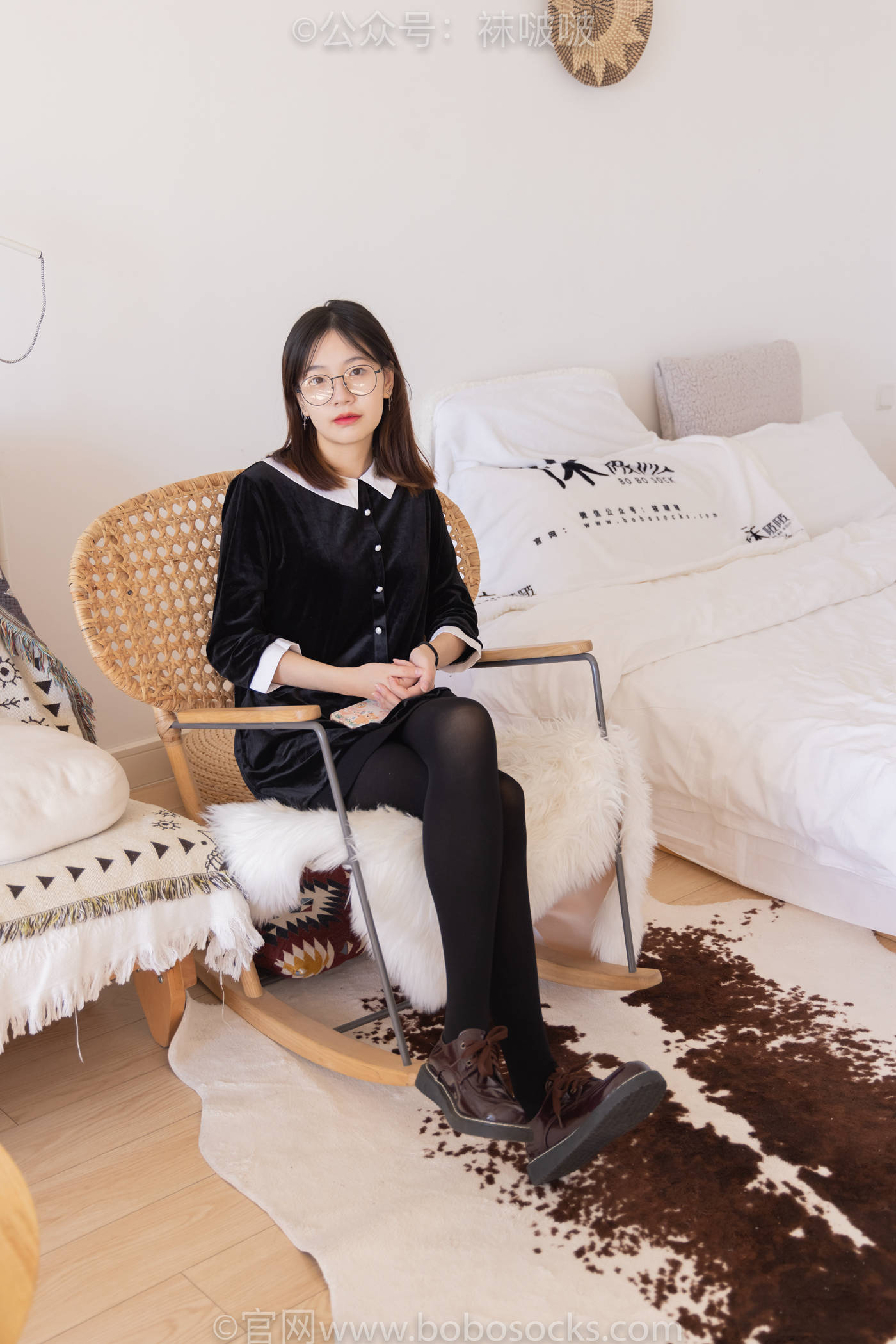 图片[17]-[BoBoSocks袜啵啵]NO.053 小甜豆-皮鞋、厚黑丝、黑色蕾丝船袜[143P] – 速更版-美库