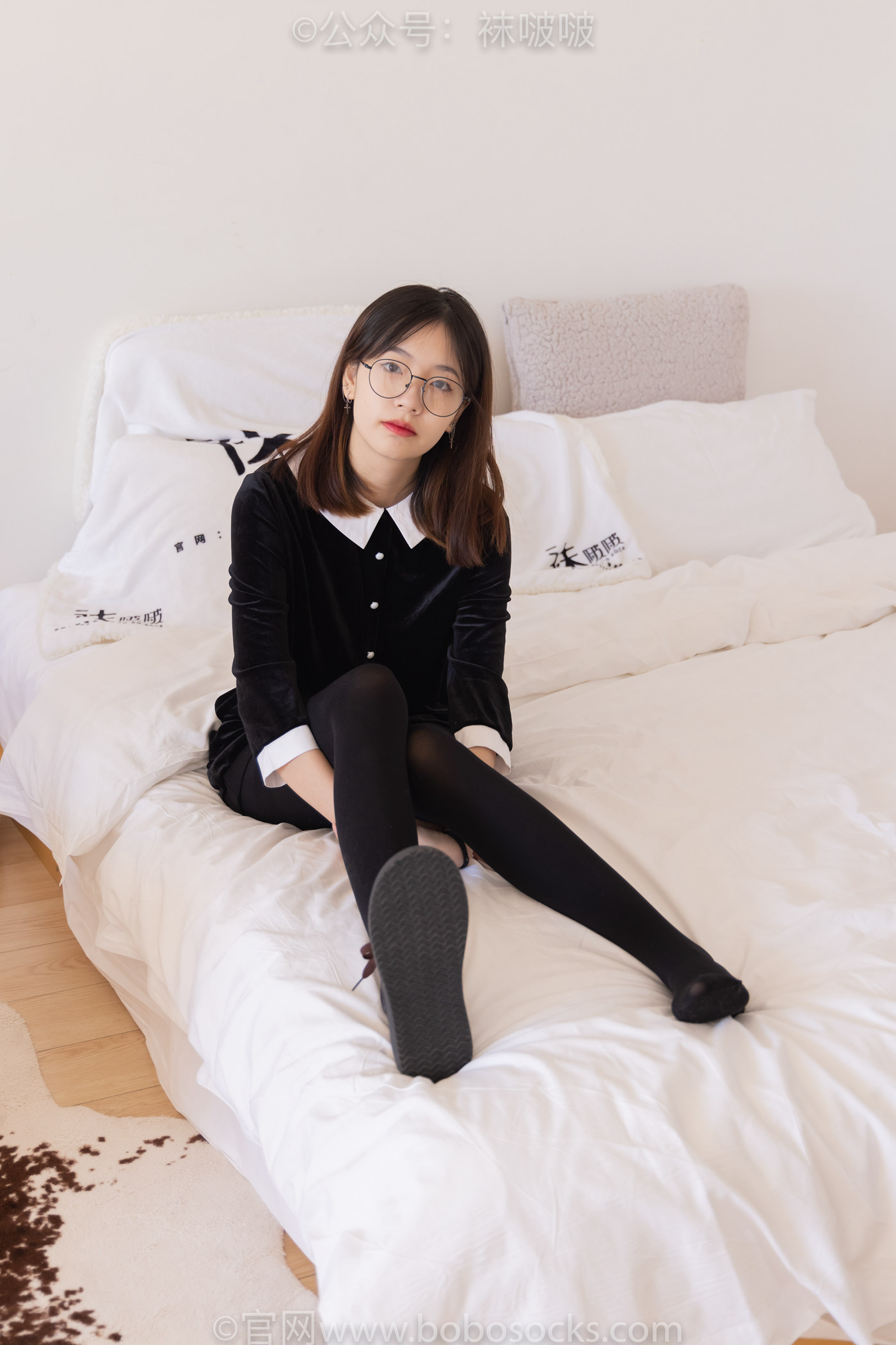 图片[26]-[BoBoSocks袜啵啵]NO.053 小甜豆-皮鞋、厚黑丝、黑色蕾丝船袜[143P] – 速更版-美库