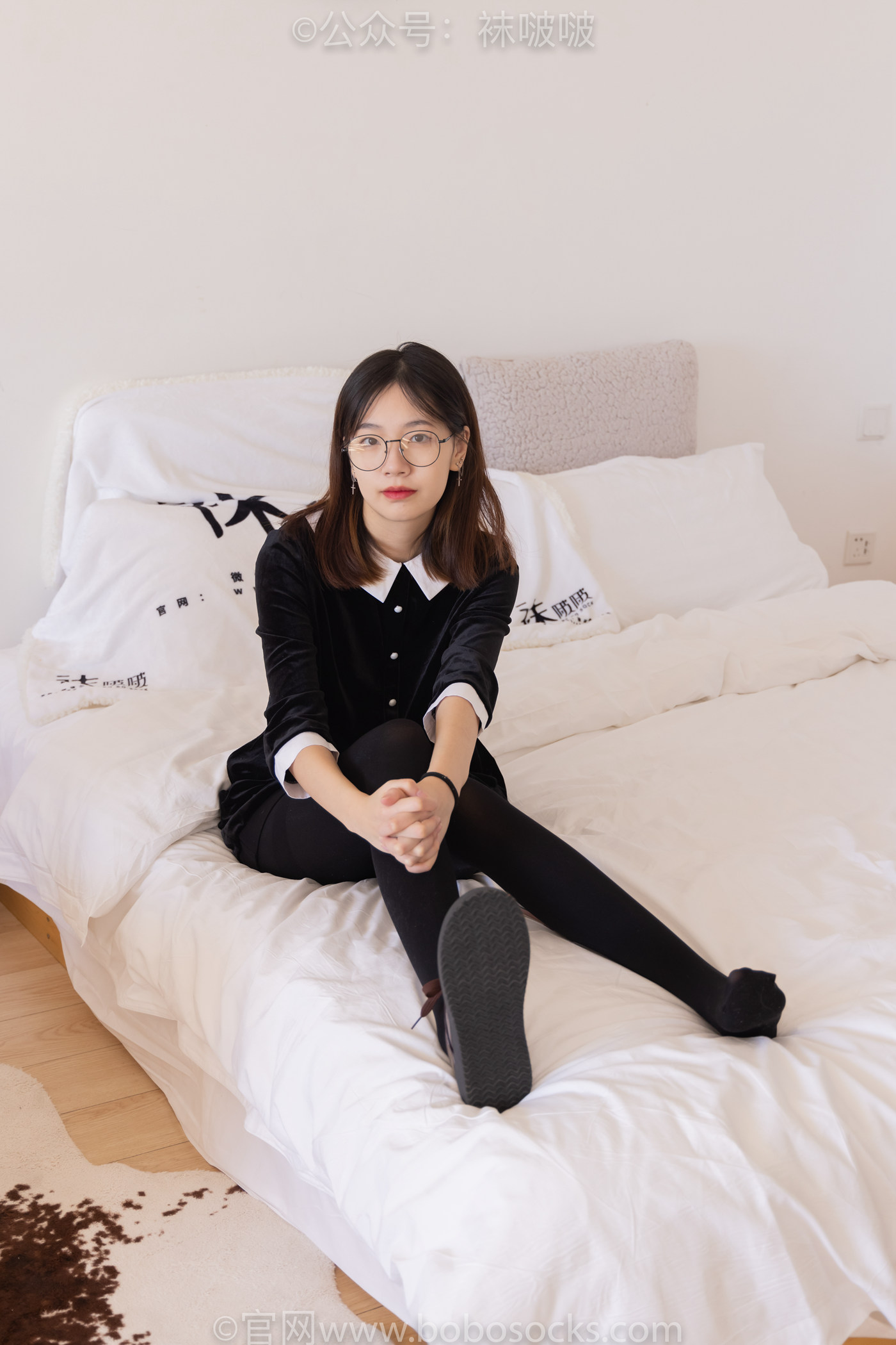 图片[27]-[BoBoSocks袜啵啵]NO.053 小甜豆-皮鞋、厚黑丝、黑色蕾丝船袜[143P] – 速更版-美库