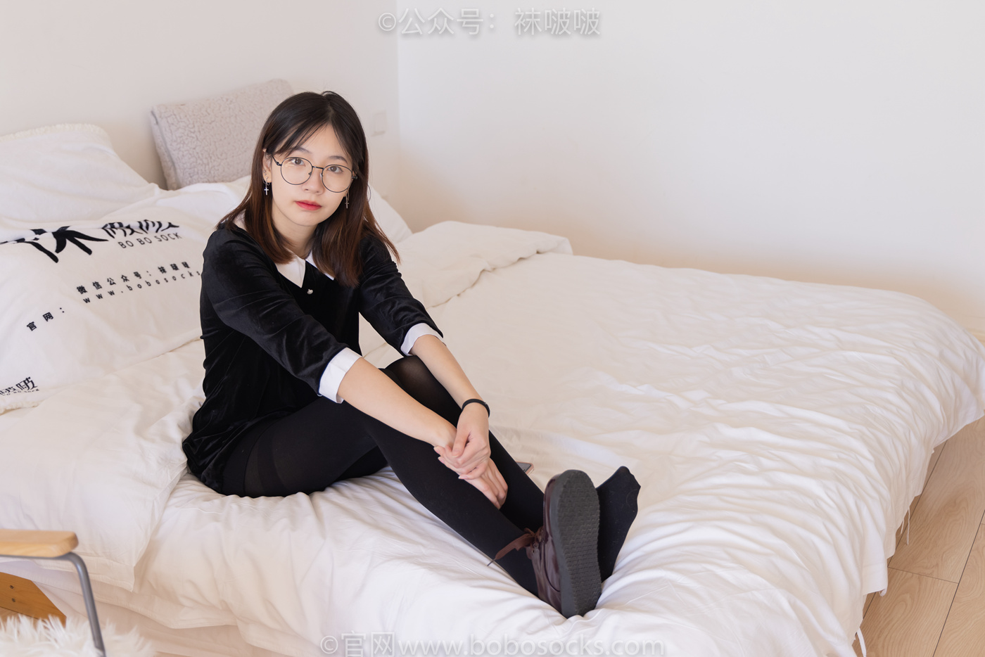 图片[29]-[BoBoSocks袜啵啵]NO.053 小甜豆-皮鞋、厚黑丝、黑色蕾丝船袜[143P] – 速更版-美库