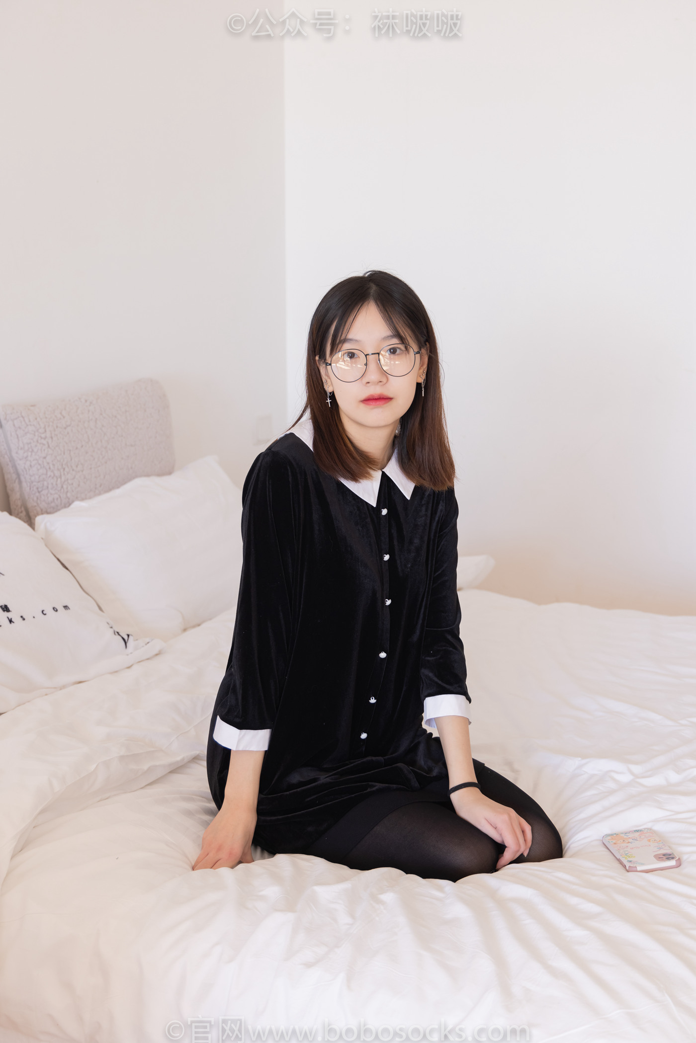 图片[67]-[BoBoSocks袜啵啵]NO.053 小甜豆-皮鞋、厚黑丝、黑色蕾丝船袜[143P] – 速更版-美库