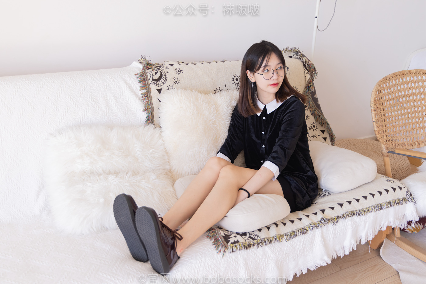 图片[86]-[BoBoSocks袜啵啵]NO.053 小甜豆-皮鞋、厚黑丝、黑色蕾丝船袜[143P] – 速更版-美库