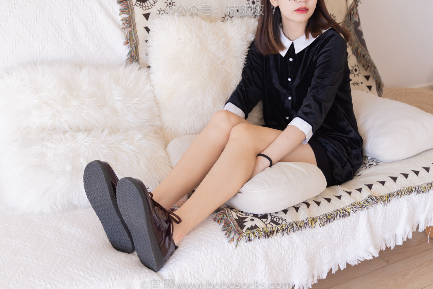 图片[87]-[BoBoSocks袜啵啵]NO.053 小甜豆-皮鞋、厚黑丝、黑色蕾丝船袜[143P] – 速更版-美库