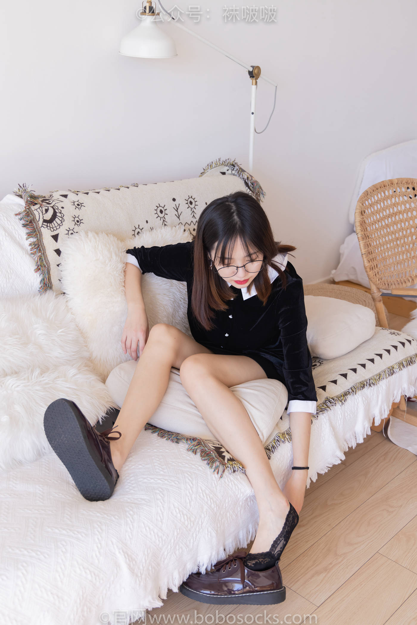 图片[90]-[BoBoSocks袜啵啵]NO.053 小甜豆-皮鞋、厚黑丝、黑色蕾丝船袜[143P] – 速更版-美库