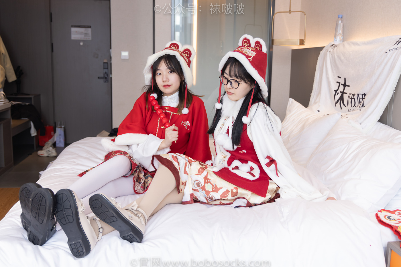 图片[26]-[BoBoSocks袜啵啵]NO.054 小甜豆与稚予-给大家拜年啦[139P] – 速更版-美库