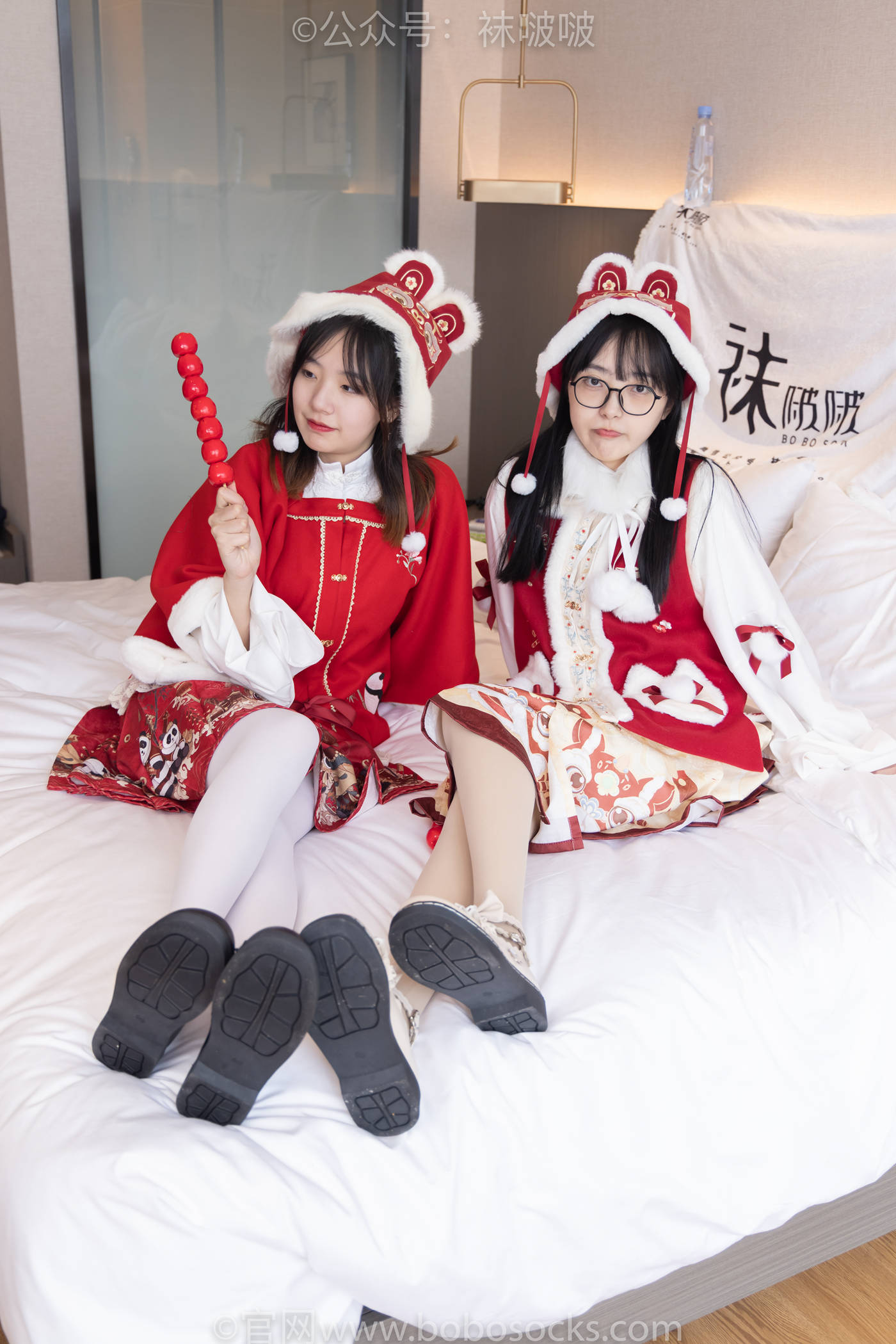 图片[27]-[BoBoSocks袜啵啵]NO.054 小甜豆与稚予-给大家拜年啦[139P] – 速更版-美库