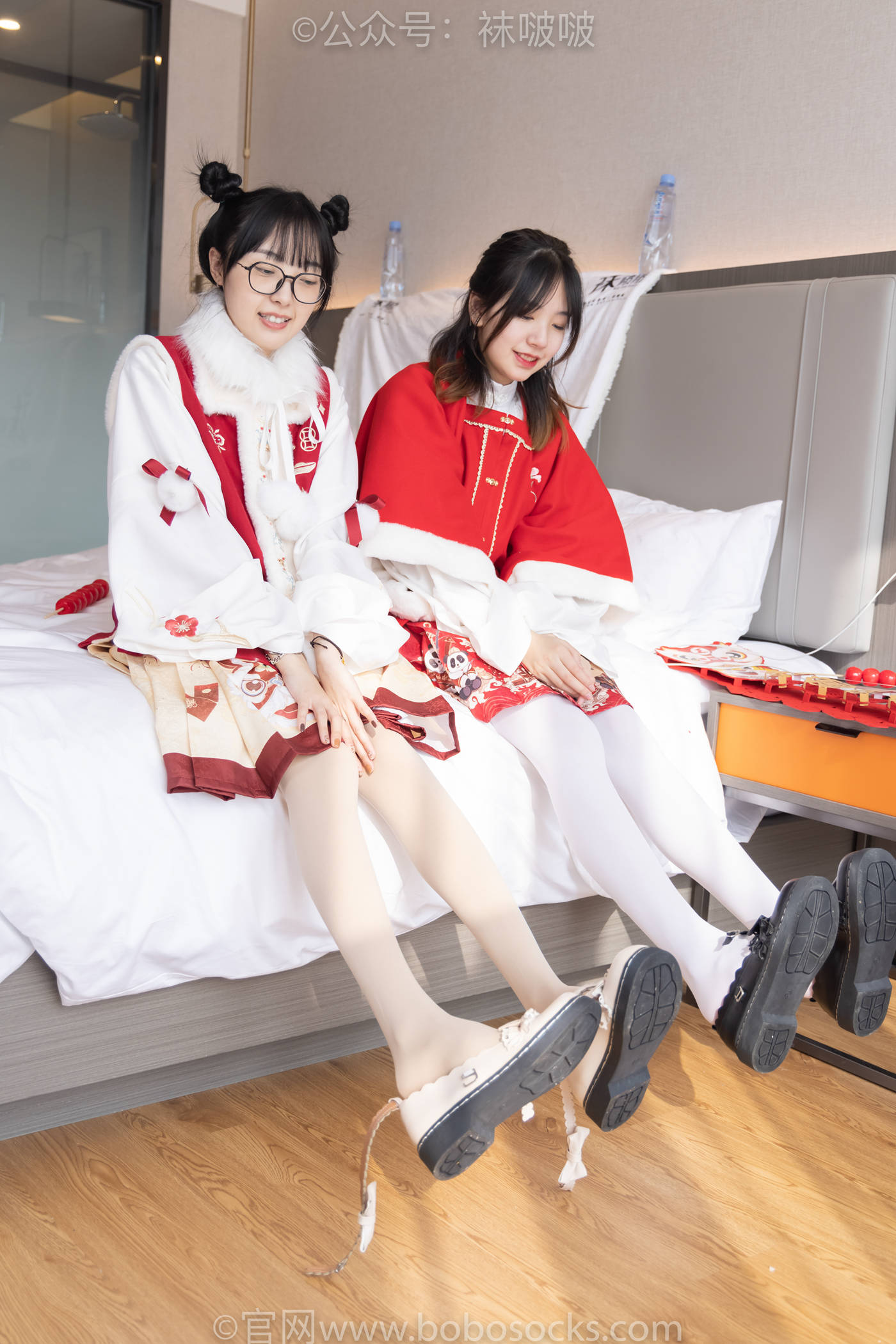 图片[28]-[BoBoSocks袜啵啵]NO.054 小甜豆与稚予-给大家拜年啦[139P] – 速更版-美库