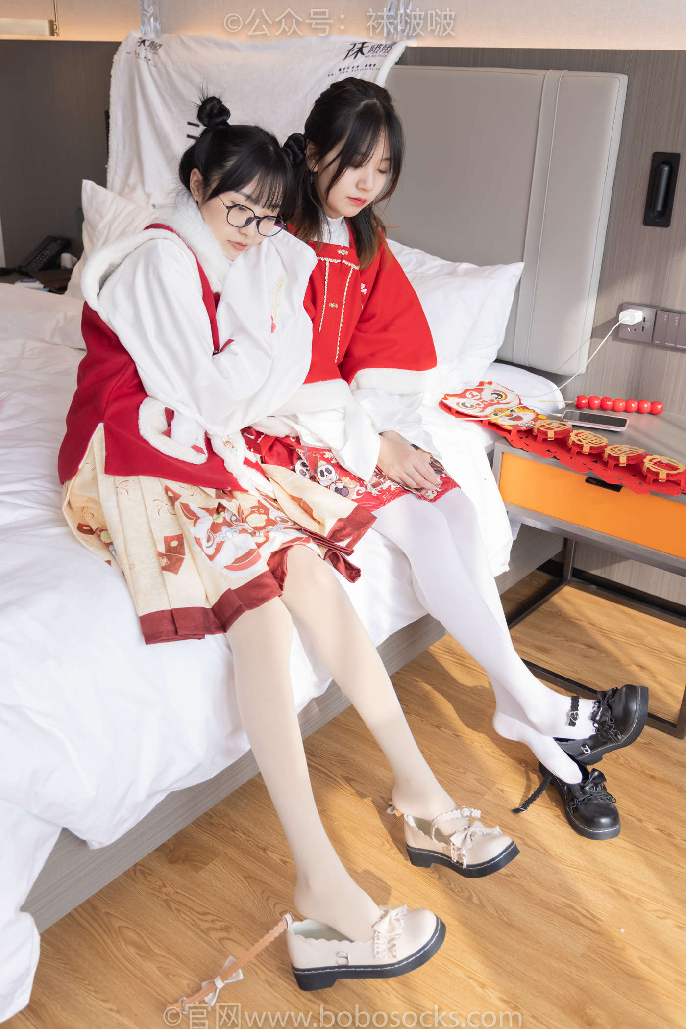 图片[30]-[BoBoSocks袜啵啵]NO.054 小甜豆与稚予-给大家拜年啦[139P] – 速更版-美库