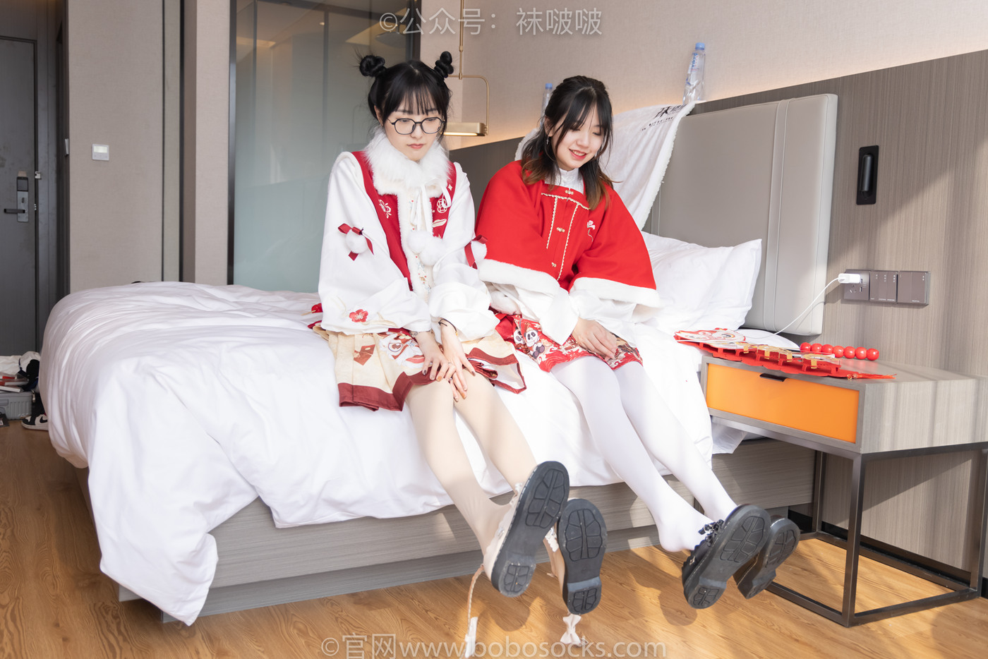 图片[29]-[BoBoSocks袜啵啵]NO.054 小甜豆与稚予-给大家拜年啦[139P] – 速更版-美库