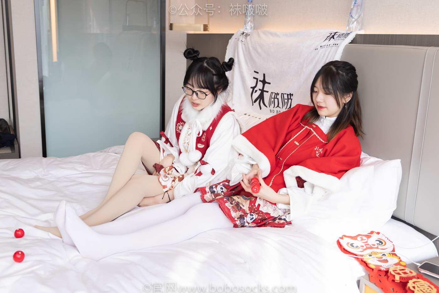 图片[48]-[BoBoSocks袜啵啵]NO.054 小甜豆与稚予-给大家拜年啦[139P] – 速更版-美库