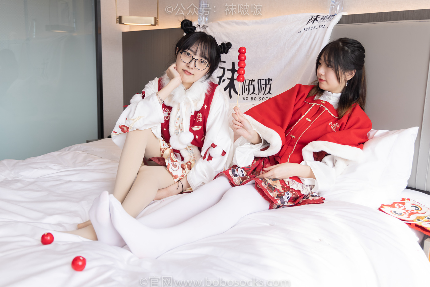 图片[49]-[BoBoSocks袜啵啵]NO.054 小甜豆与稚予-给大家拜年啦[139P] – 速更版-美库