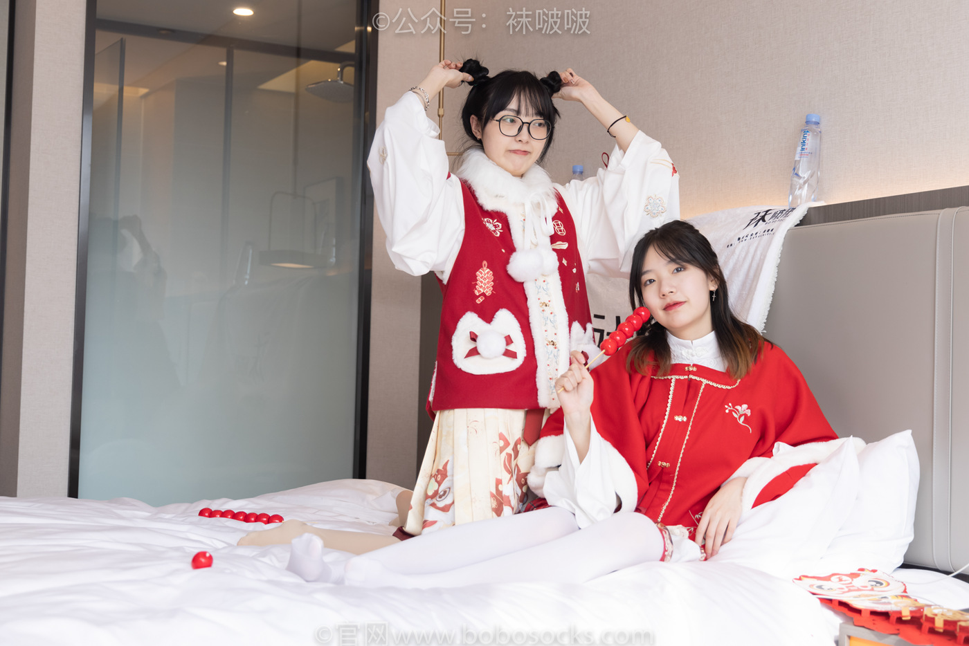 图片[57]-[BoBoSocks袜啵啵]NO.054 小甜豆与稚予-给大家拜年啦[139P] – 速更版-美库