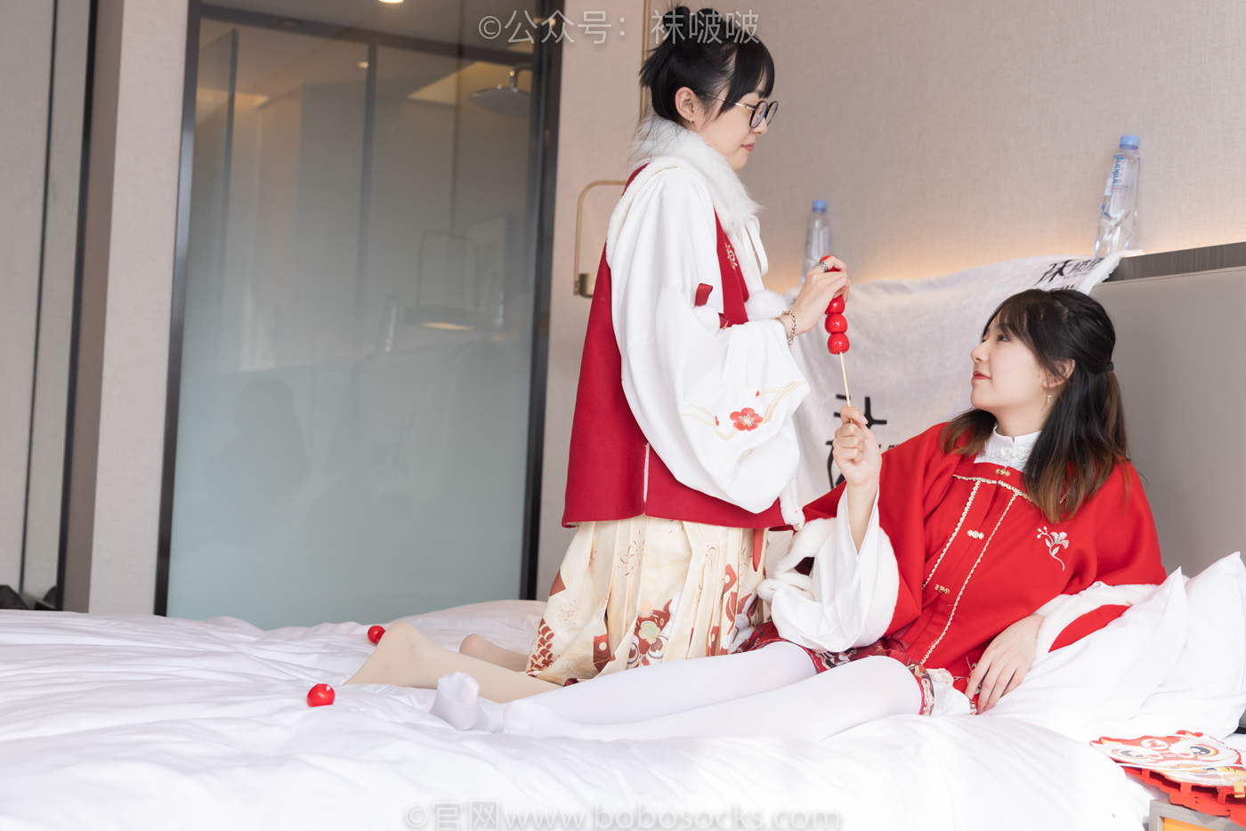 图片[58]-[BoBoSocks袜啵啵]NO.054 小甜豆与稚予-给大家拜年啦[139P] – 速更版-美库