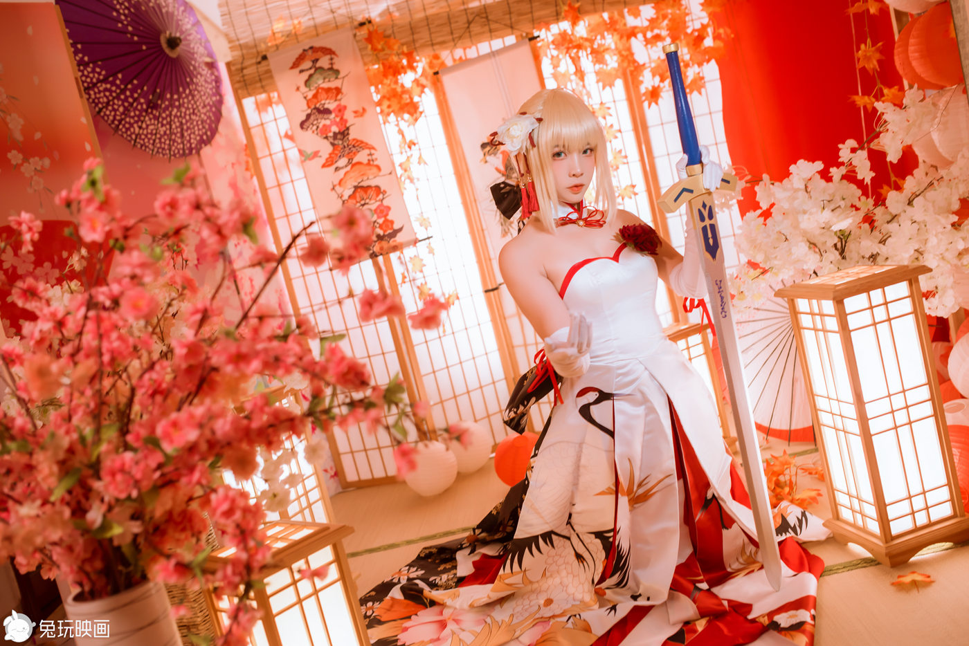 图片[20]-二佐Nisa Fate Saber[19P] – 速更版-美库