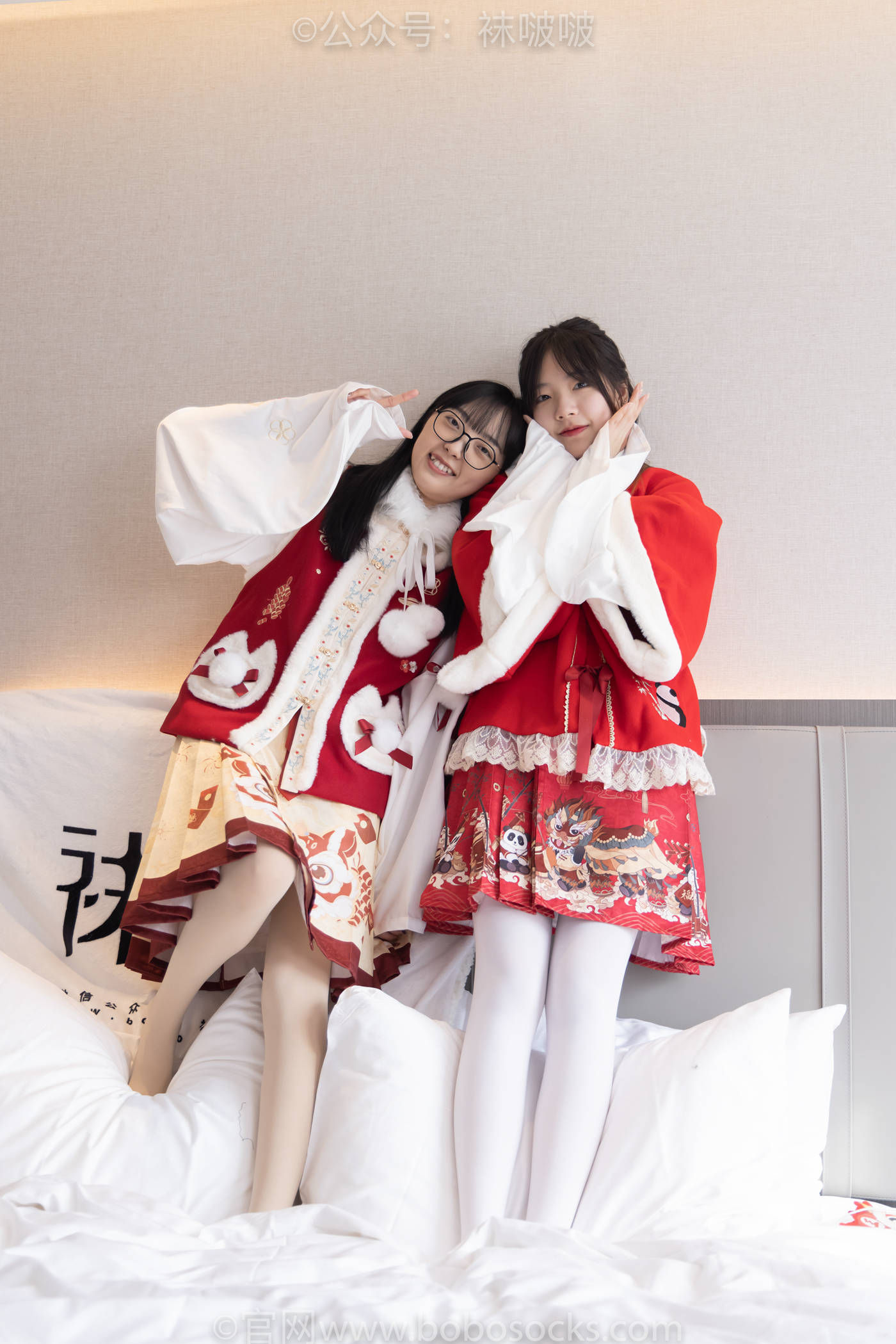 图片[109]-[BoBoSocks袜啵啵]NO.054 小甜豆与稚予-给大家拜年啦[139P] – 速更版-美库