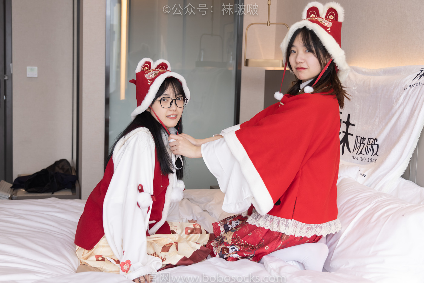 图片[117]-[BoBoSocks袜啵啵]NO.054 小甜豆与稚予-给大家拜年啦[139P] – 速更版-美库