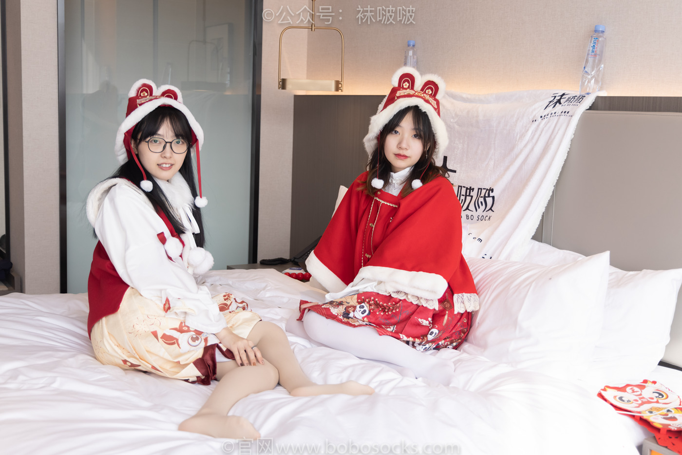 图片[123]-[BoBoSocks袜啵啵]NO.054 小甜豆与稚予-给大家拜年啦[139P] – 速更版-美库