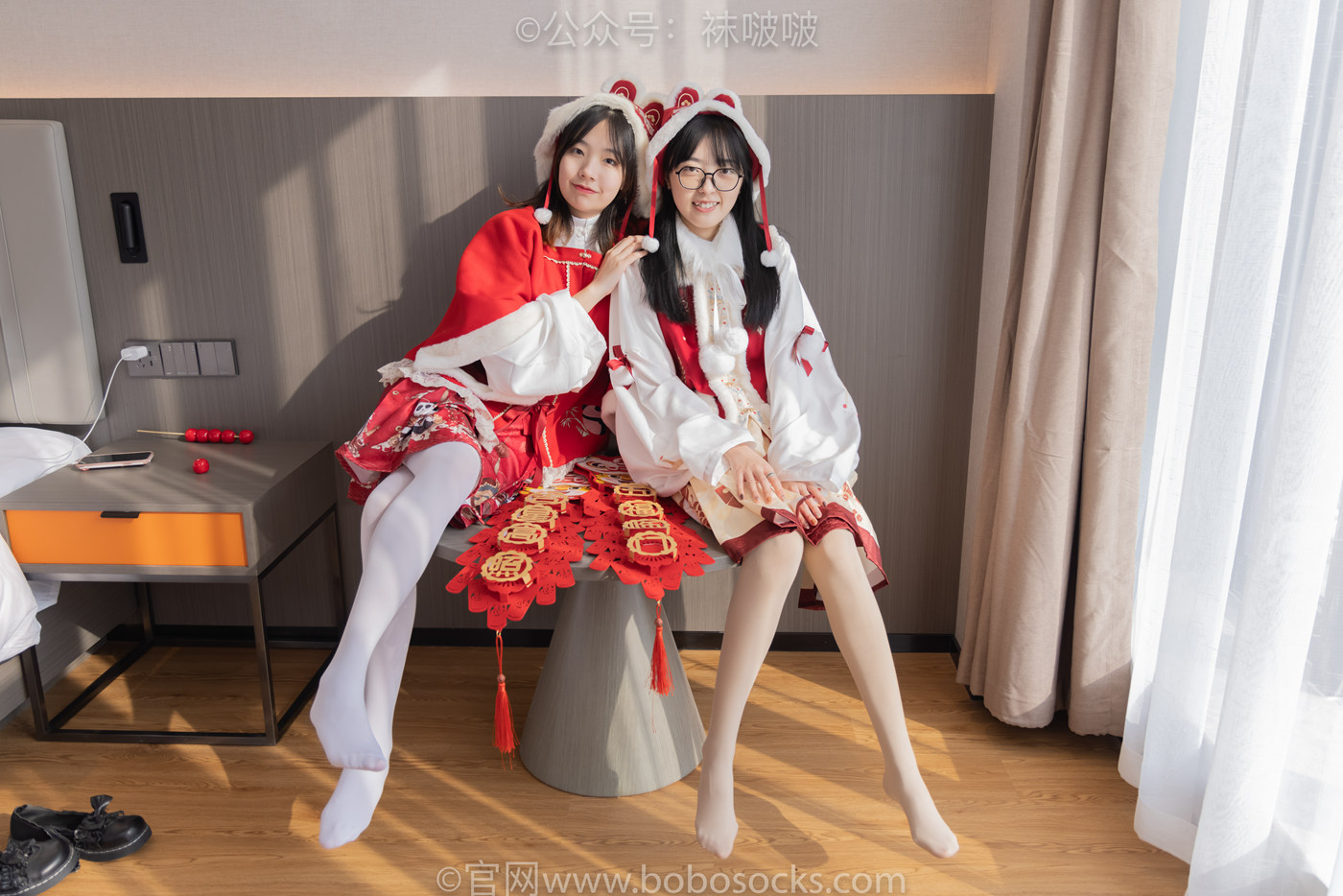 图片[133]-[BoBoSocks袜啵啵]NO.054 小甜豆与稚予-给大家拜年啦[139P] – 速更版-美库