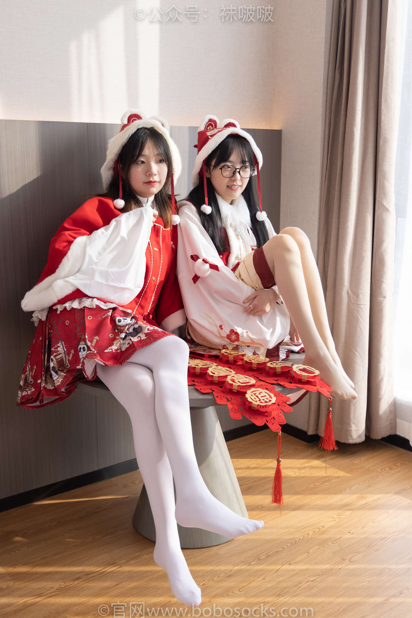 图片[134]-[BoBoSocks袜啵啵]NO.054 小甜豆与稚予-给大家拜年啦[139P] – 速更版-美库