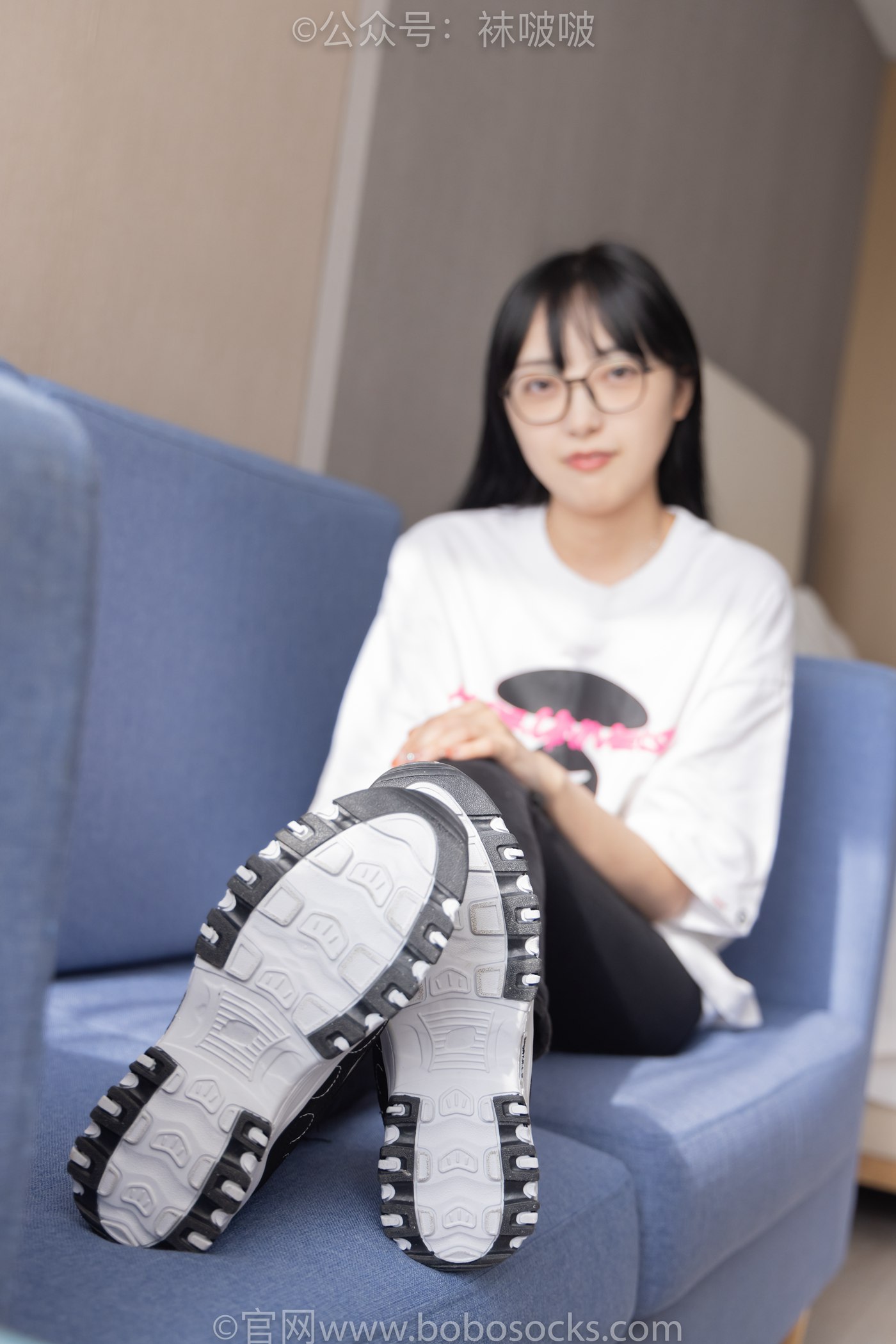 图片[87]-[BoBoSocks袜啵啵]NO.055 稚予-斯凯奇运动鞋、白棉袜、黑棉袜[139P] – 速更版-美库