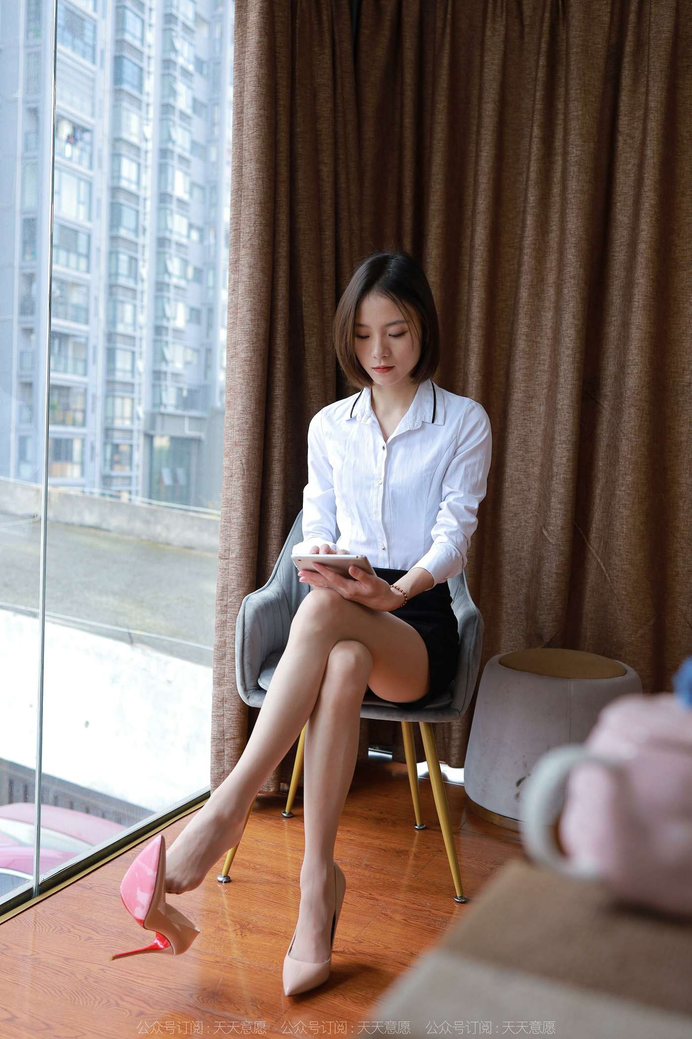 图片[26]-[IESS异思趣向] 2022.01.07 丝享家983：小六《短发配短裙》[84P] – 速更版-美库