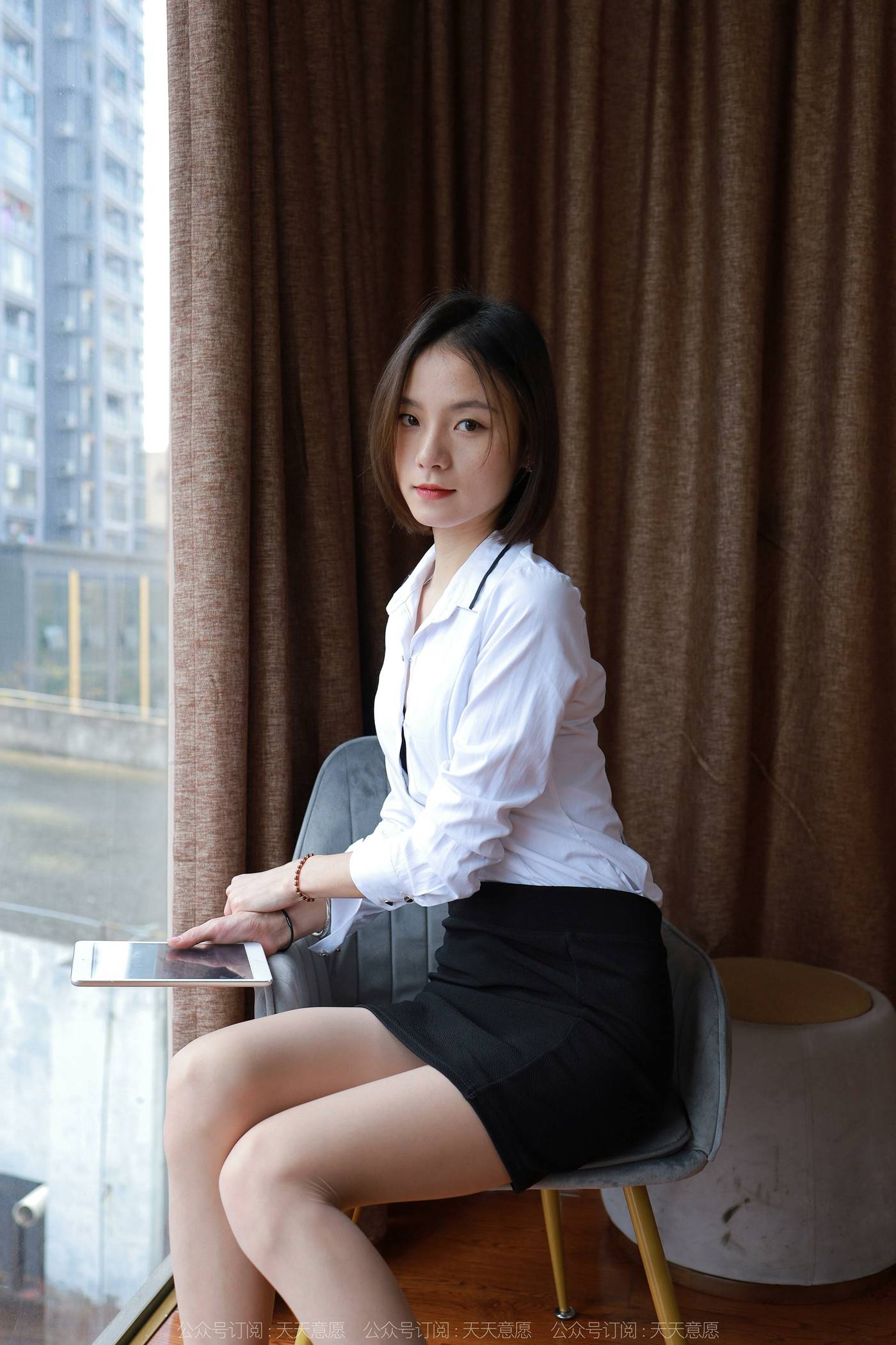 图片[28]-[IESS异思趣向] 2022.01.07 丝享家983：小六《短发配短裙》[84P] – 速更版-美库