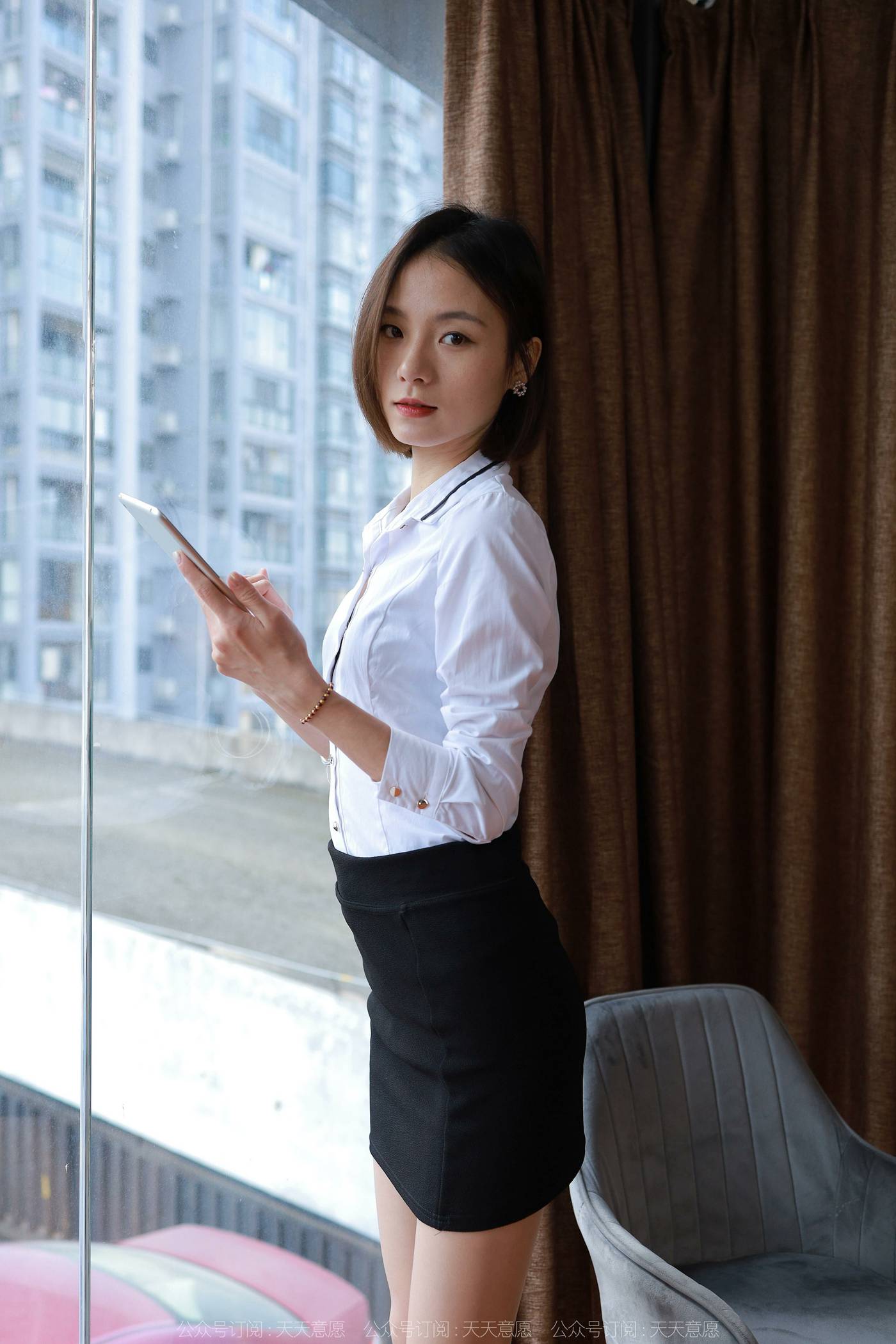 图片[68]-[IESS异思趣向] 2022.01.07 丝享家983：小六《短发配短裙》[84P] – 速更版-美库