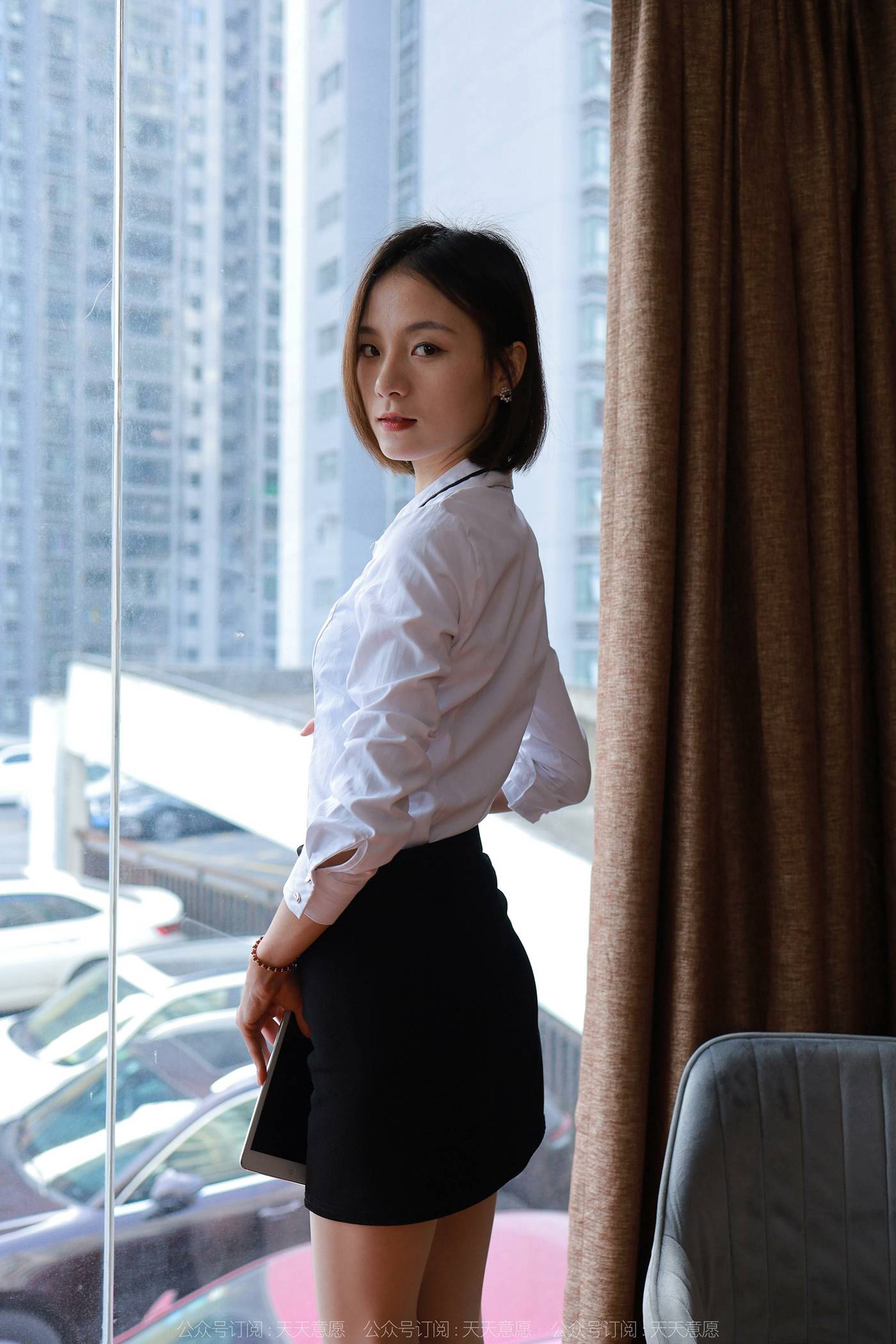 图片[71]-[IESS异思趣向] 2022.01.07 丝享家983：小六《短发配短裙》[84P] – 速更版-美库