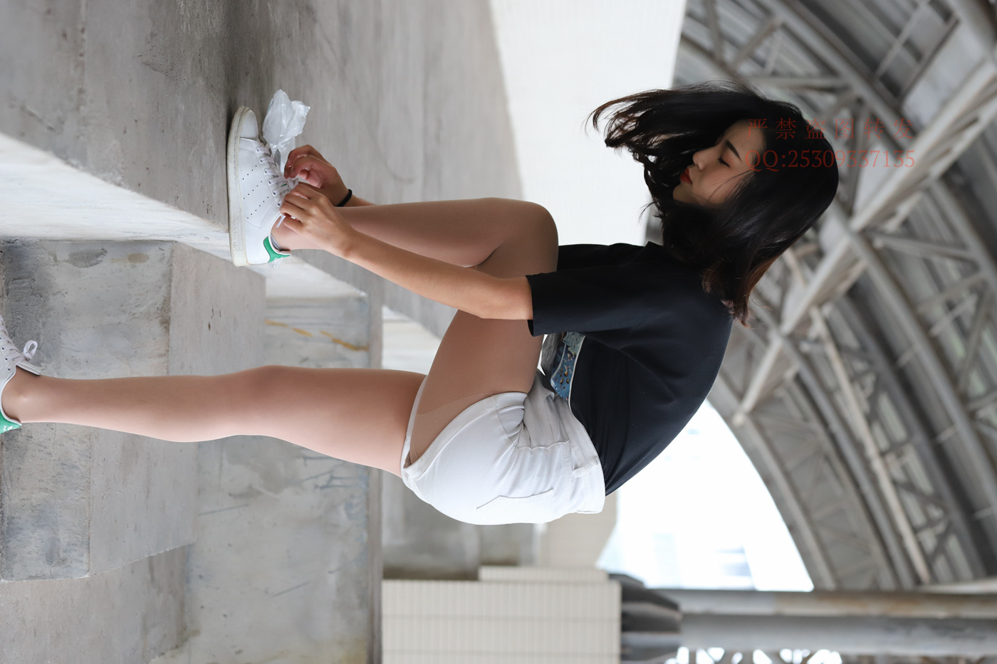 图片[17]-大西瓜爱牙膏-2018 7.8月活动 模特2（二） 贝壳头户外肉丝+船袜 (1)[124P] – 速更版-美库