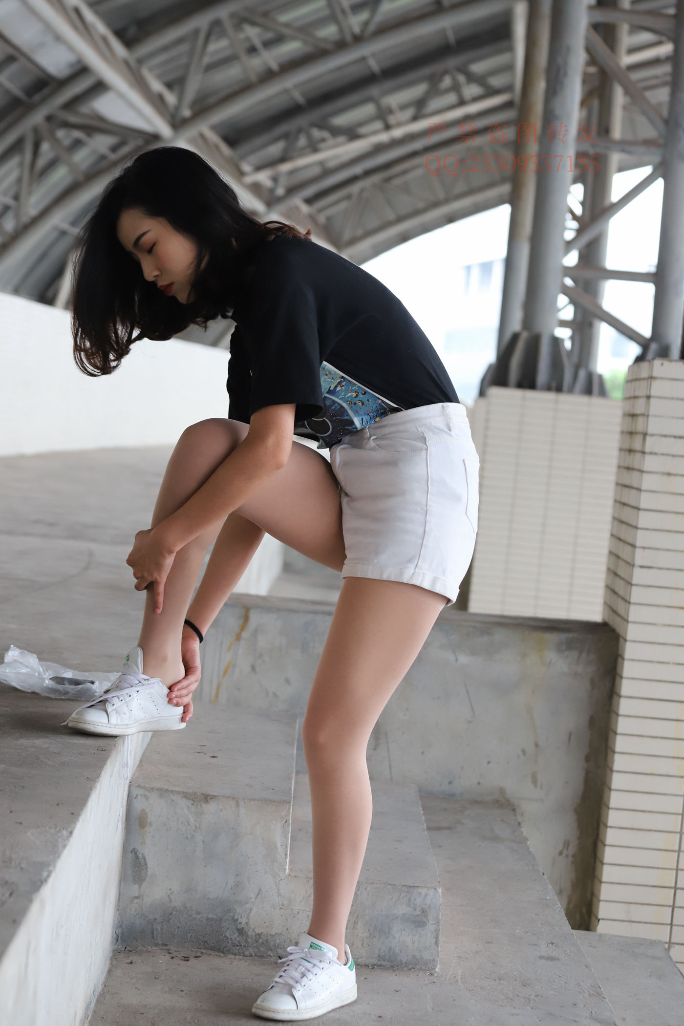 图片[19]-大西瓜爱牙膏-2018 7.8月活动 模特2（二） 贝壳头户外肉丝+船袜 (1)[124P] – 速更版-美库