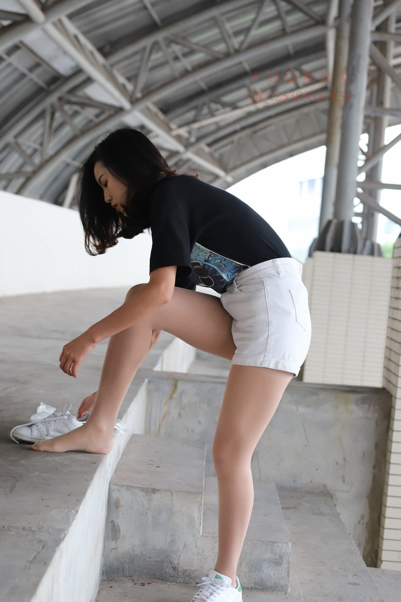 图片[21]-大西瓜爱牙膏-2018 7.8月活动 模特2（二） 贝壳头户外肉丝+船袜 (1)[124P] – 速更版-美库