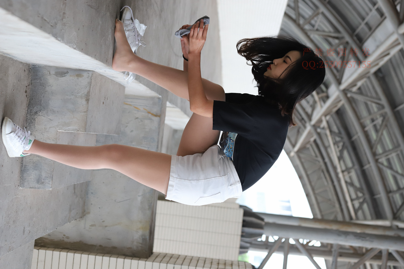 图片[23]-大西瓜爱牙膏-2018 7.8月活动 模特2（二） 贝壳头户外肉丝+船袜 (1)[124P] – 速更版-美库