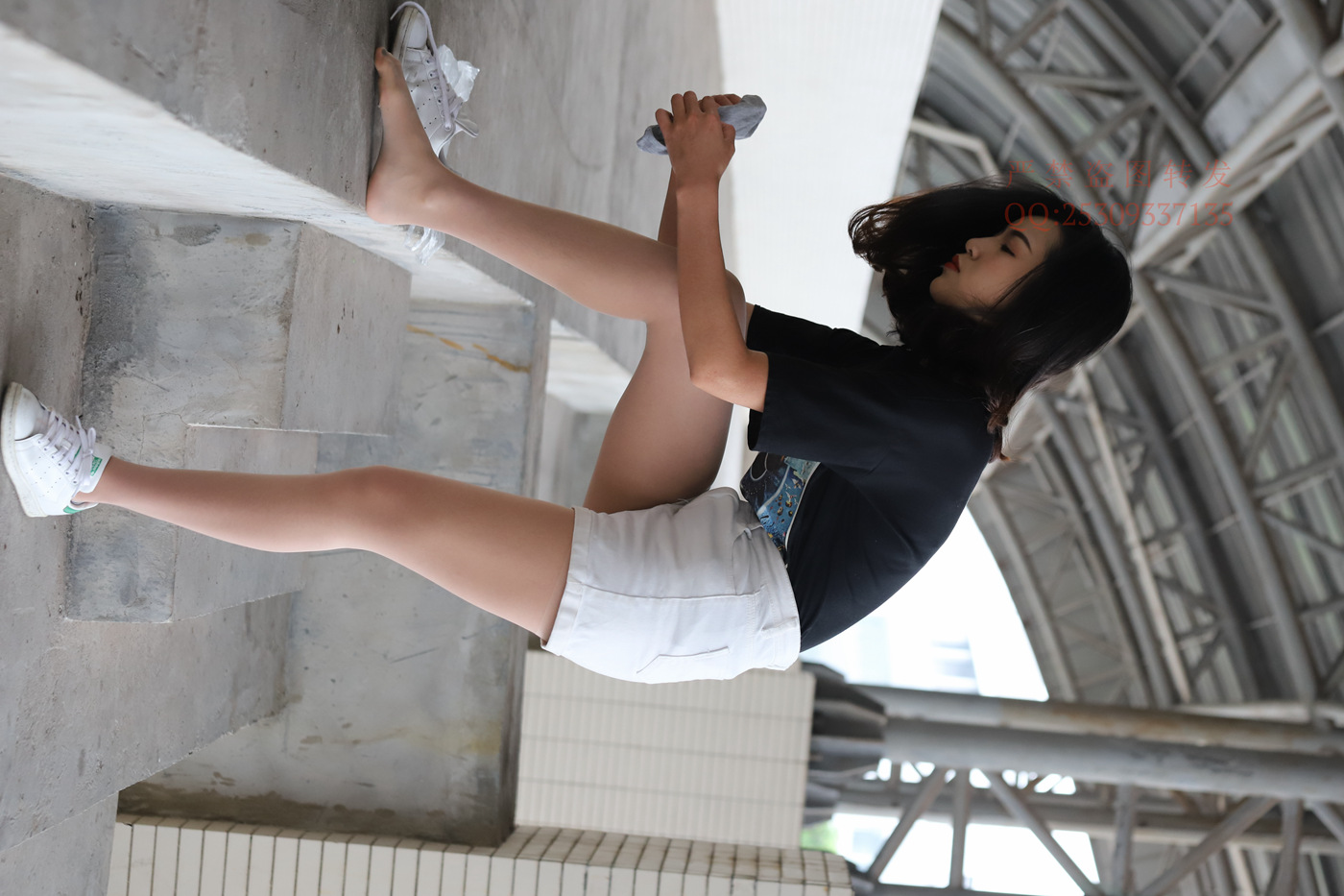 图片[22]-大西瓜爱牙膏-2018 7.8月活动 模特2（二） 贝壳头户外肉丝+船袜 (1)[124P] – 速更版-美库