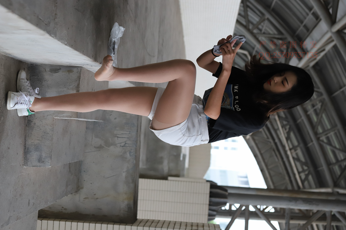 图片[123]-大西瓜爱牙膏-2018 7.8月活动 模特2（二） 贝壳头户外肉丝+船袜 (1)[124P] – 速更版-美库