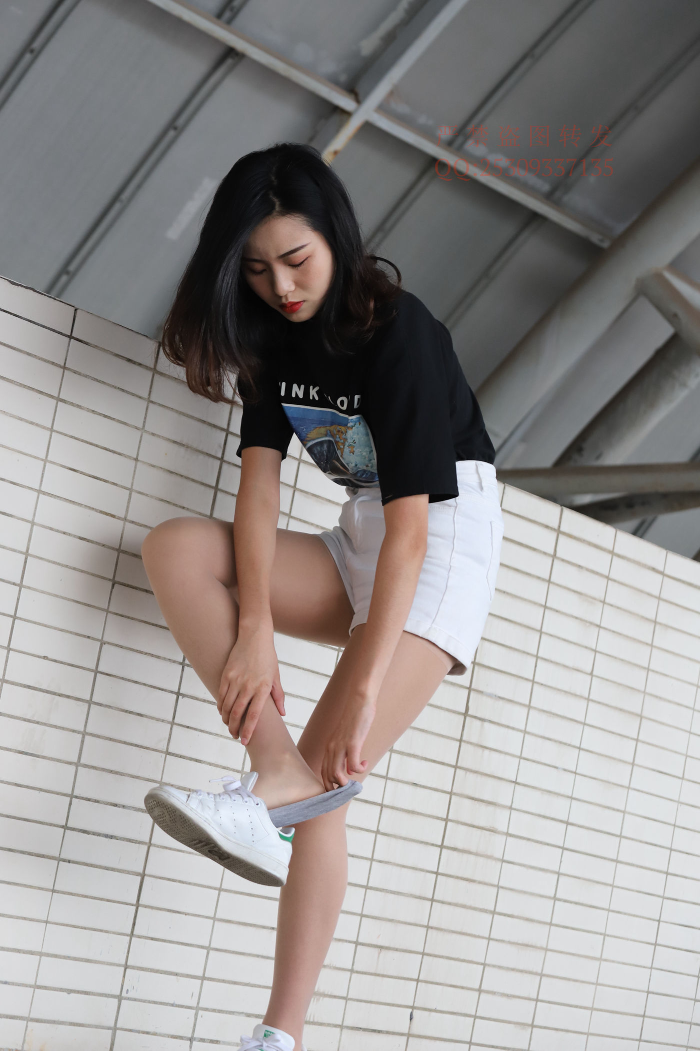 图片[100]-大西瓜爱牙膏-2018 7.8月活动 模特2（二） 贝壳头户外肉丝+船袜 (2)[115P] – 速更版-美库