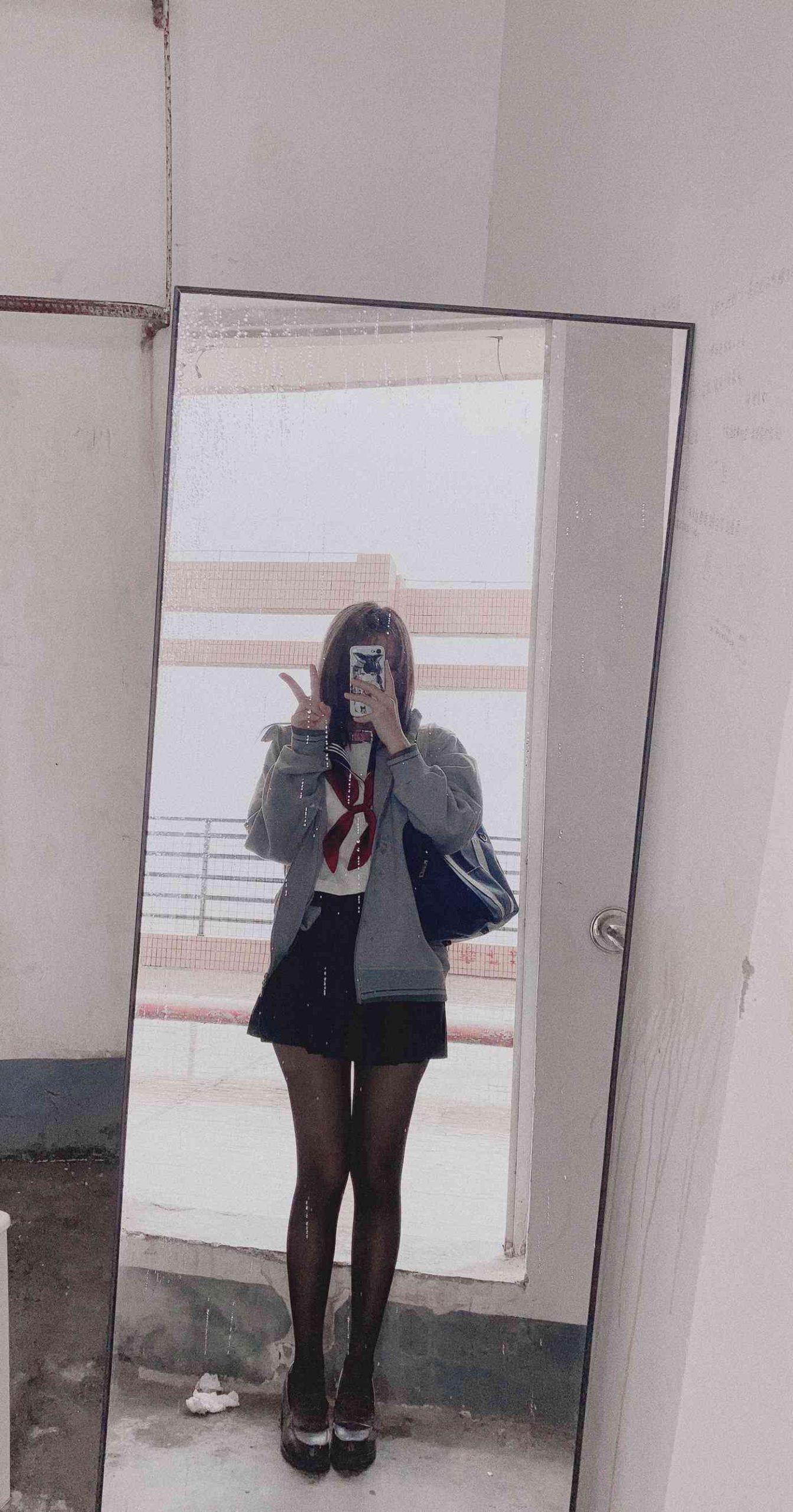 图片[53]-柒柒要乖哦 – 天台学姐[52P] – 速更版-美库