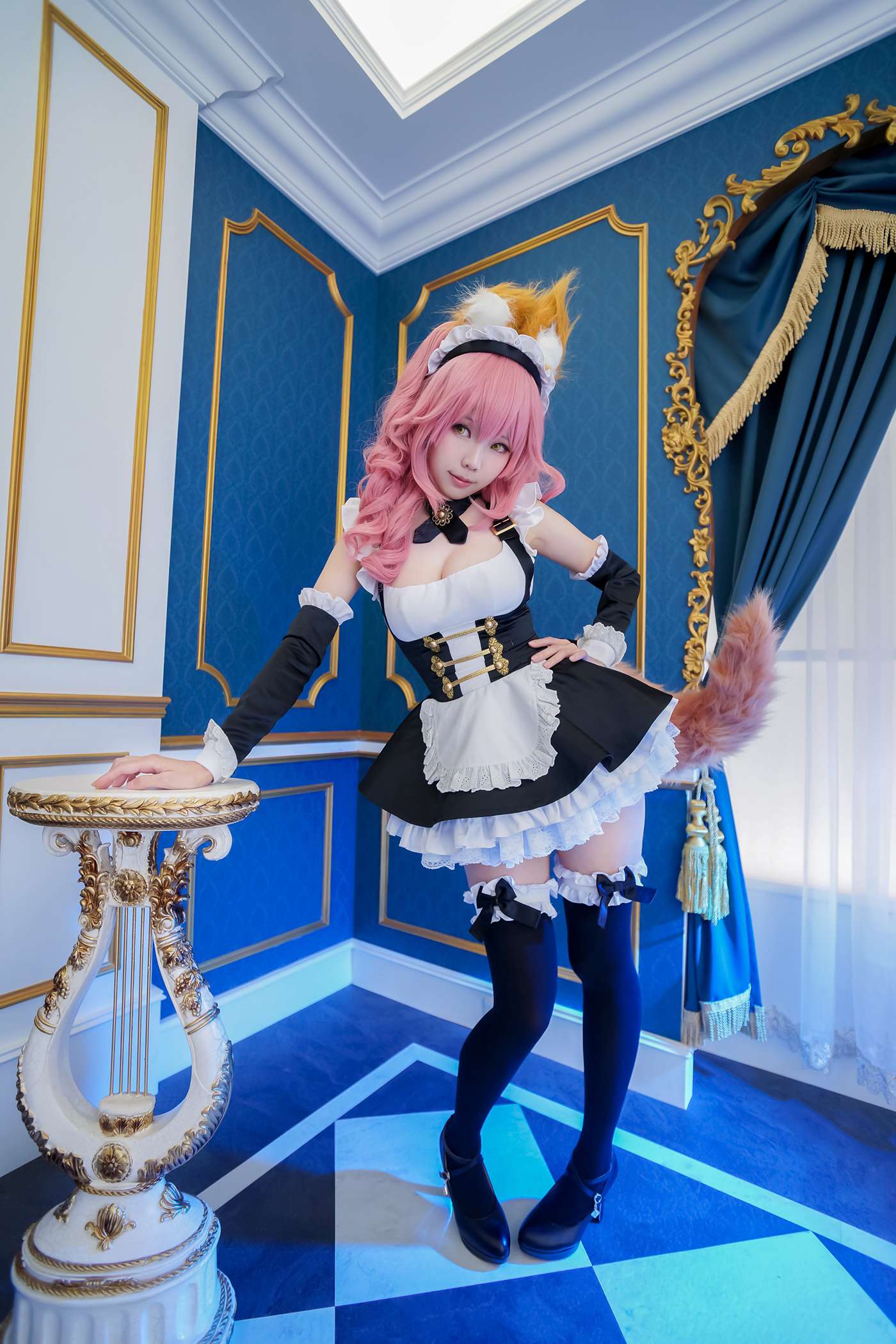 图片[14]-Ely_eee(ElyEE子) – 玉藻前女仆[45P] – 速更版-美库