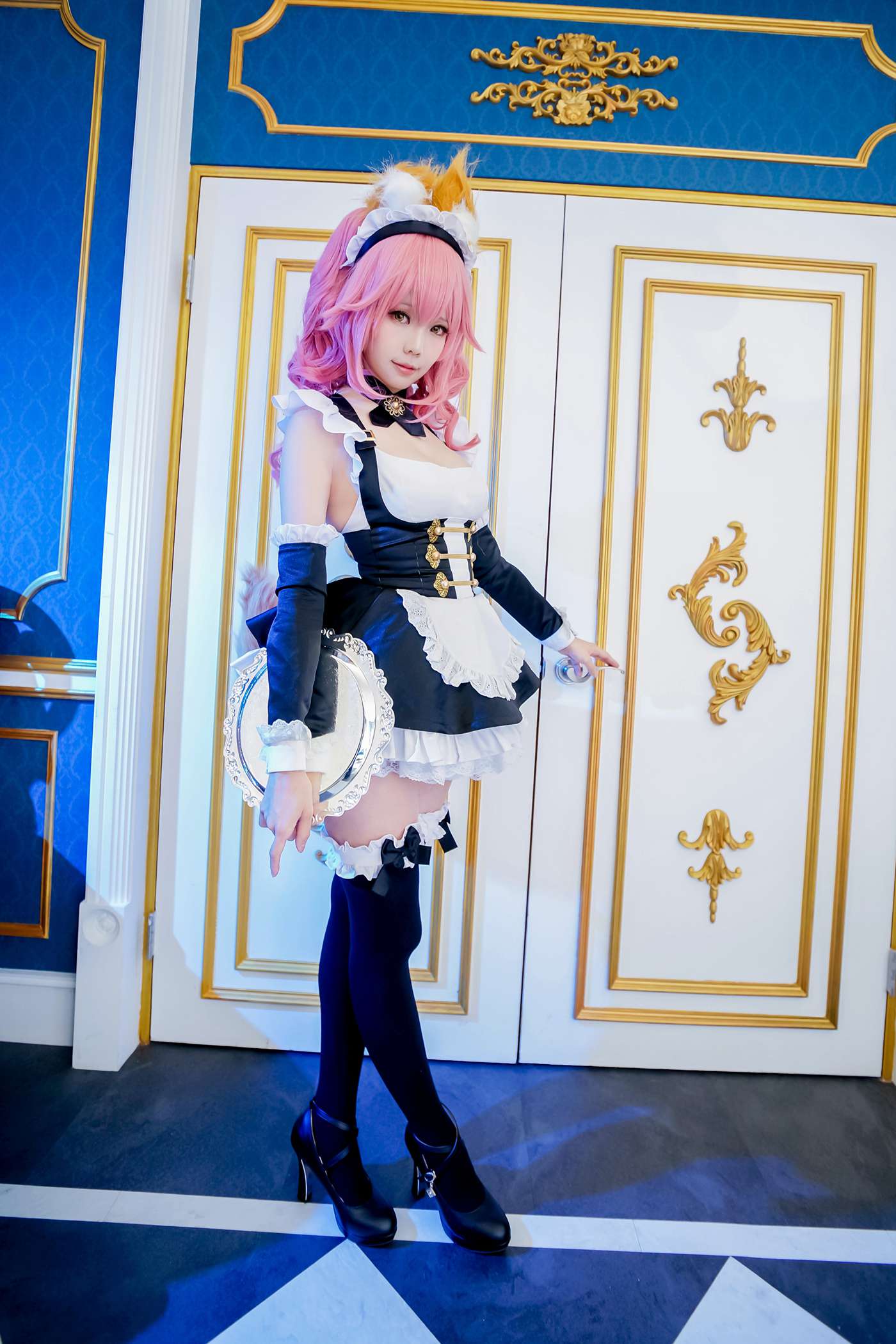 图片[15]-Ely_eee(ElyEE子) – 玉藻前女仆[45P] – 速更版-美库