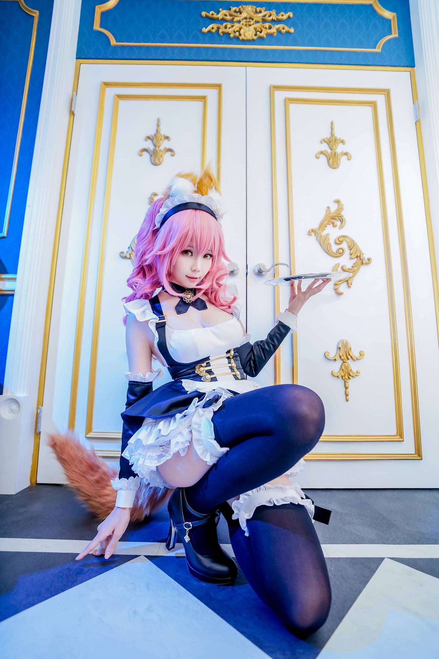 图片[18]-Ely_eee(ElyEE子) – 玉藻前女仆[45P] – 速更版-美库