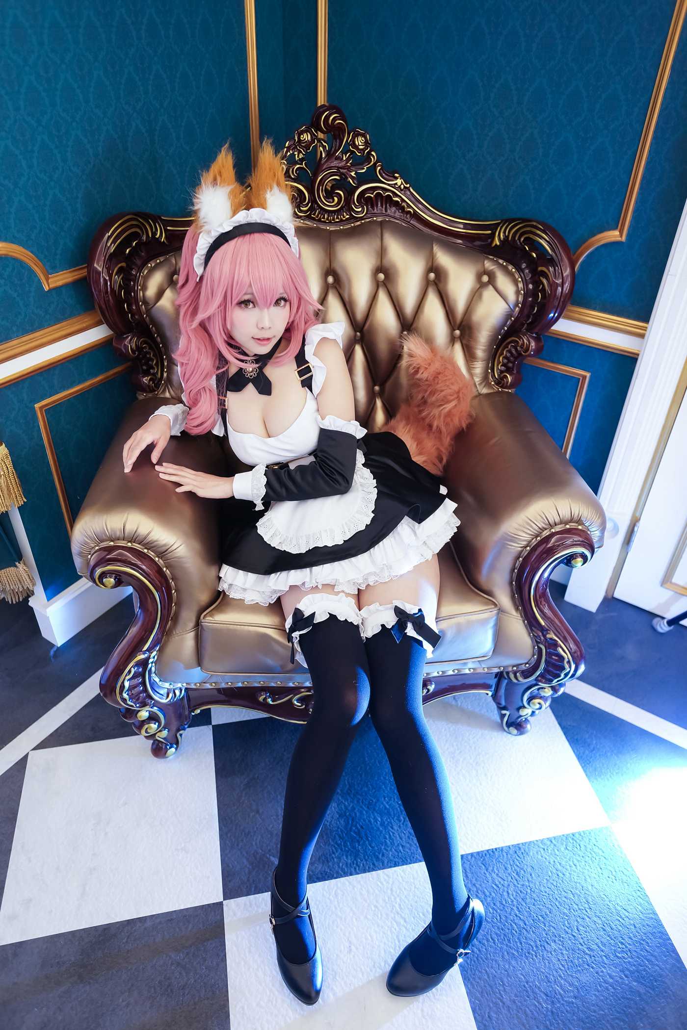 图片[42]-Ely_eee(ElyEE子) – 玉藻前女仆[45P] – 速更版-美库